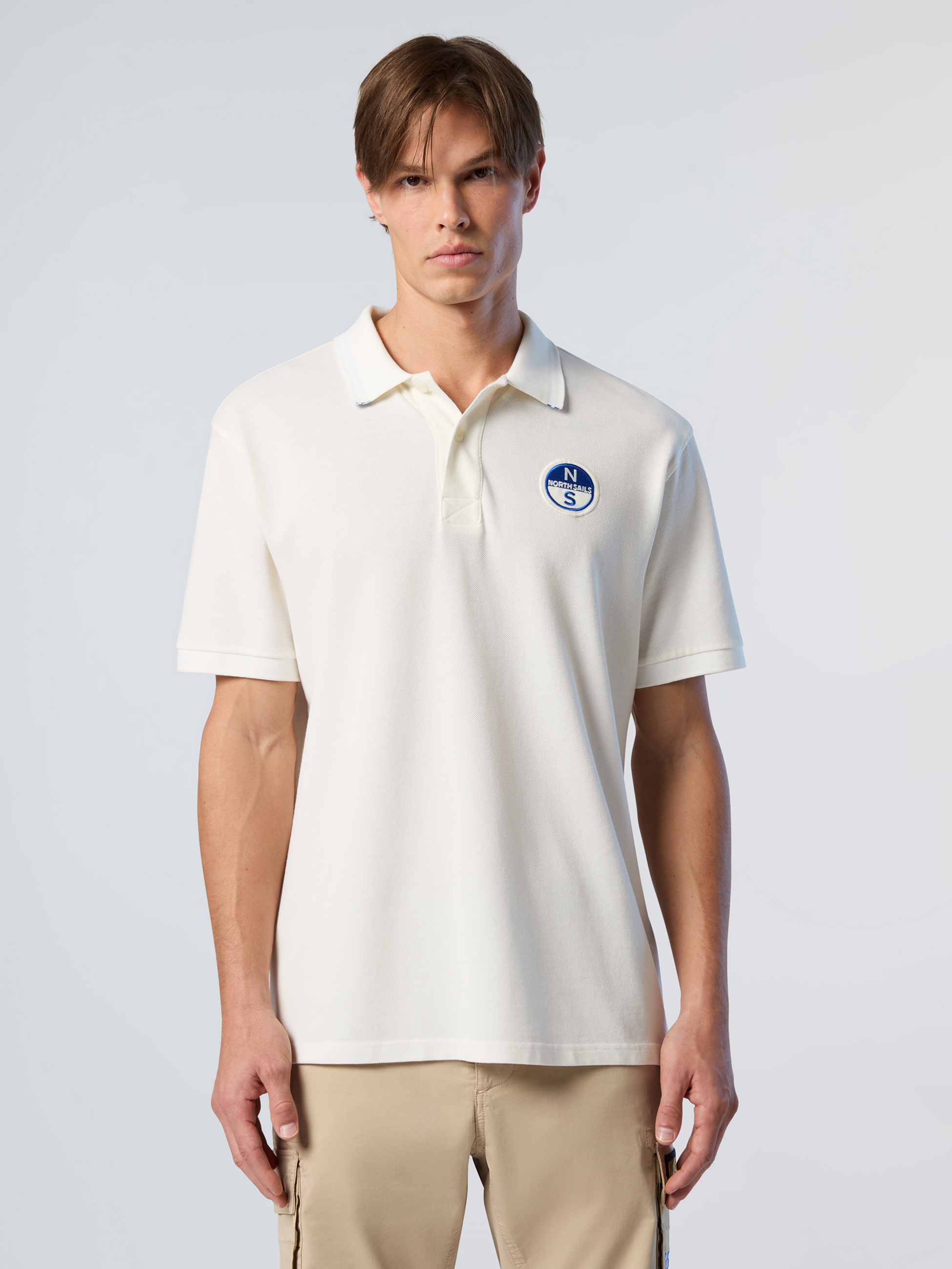 NORTH SAILS, North Sails Polo Shirt With Pigment-dyed Finish