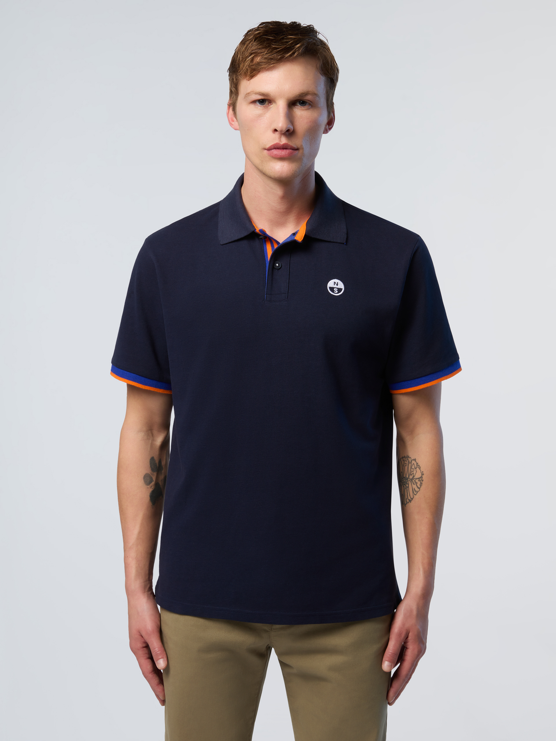 NORTH SAILS, North Sails Polo Shirt With Striped Placket