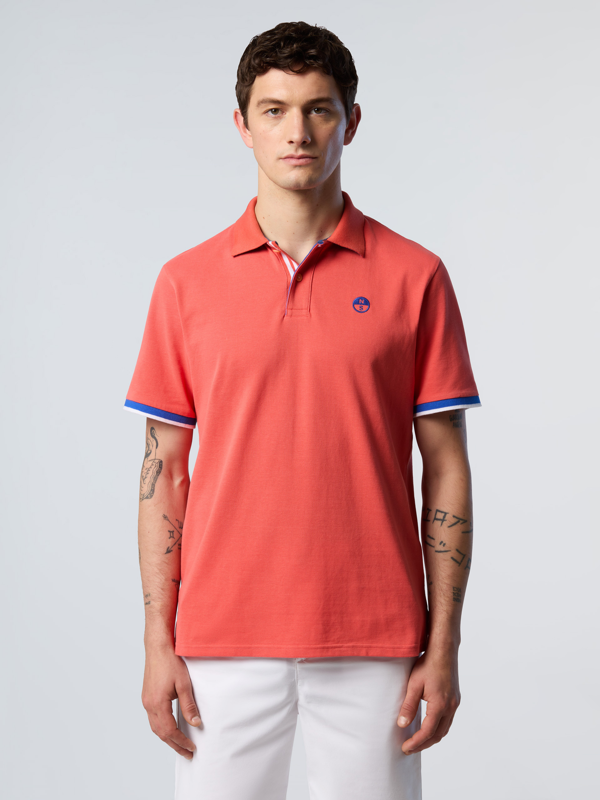 NORTH SAILS, North Sails Polo Shirt With Striped Placket