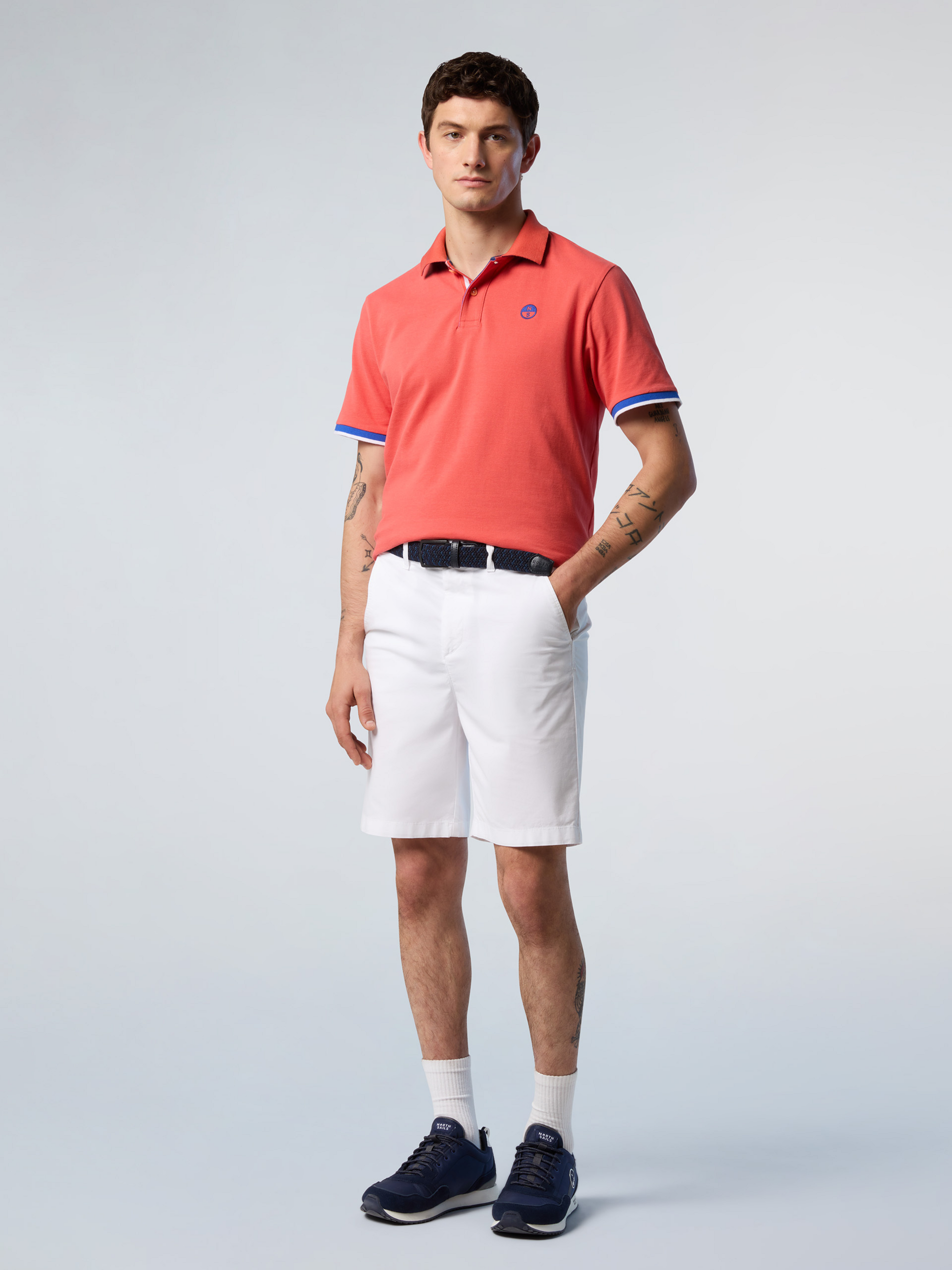 NORTH SAILS, North Sails Polo Shirt With Striped Placket