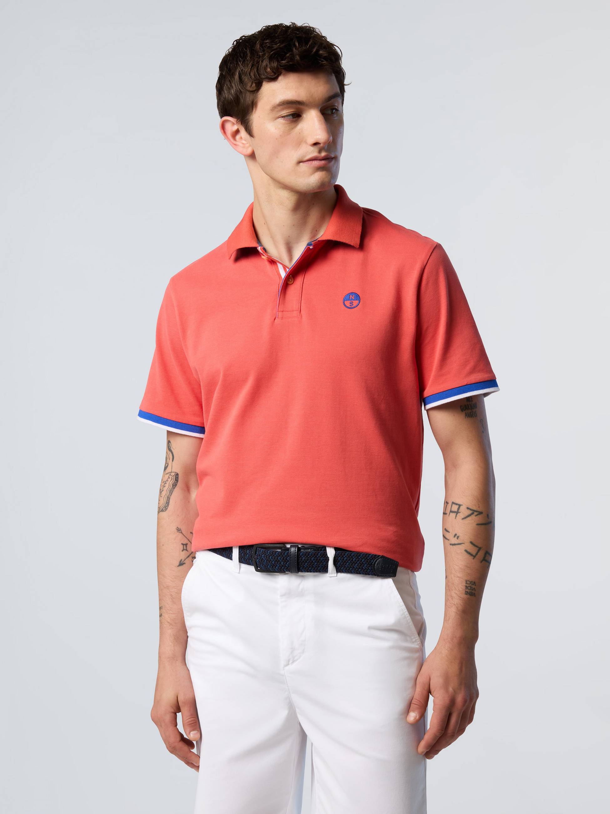 NORTH SAILS, North Sails Polo Shirt With Striped Placket