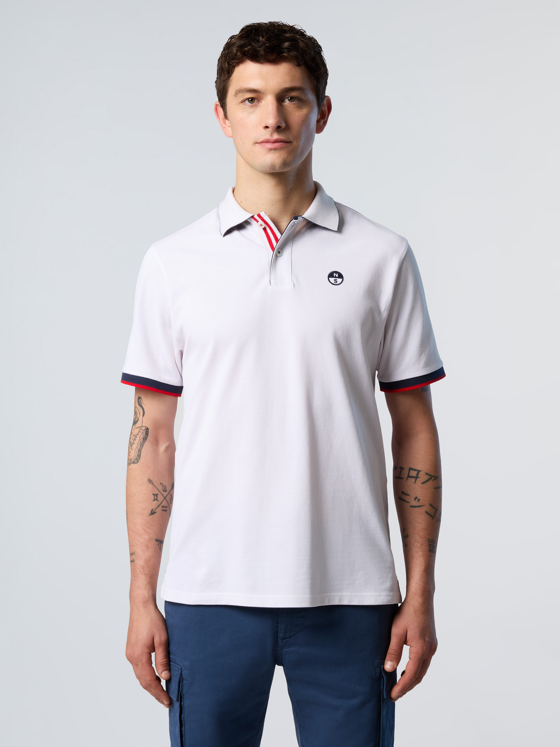 NORTH SAILS, North Sails Polo Shirt With Striped Placket