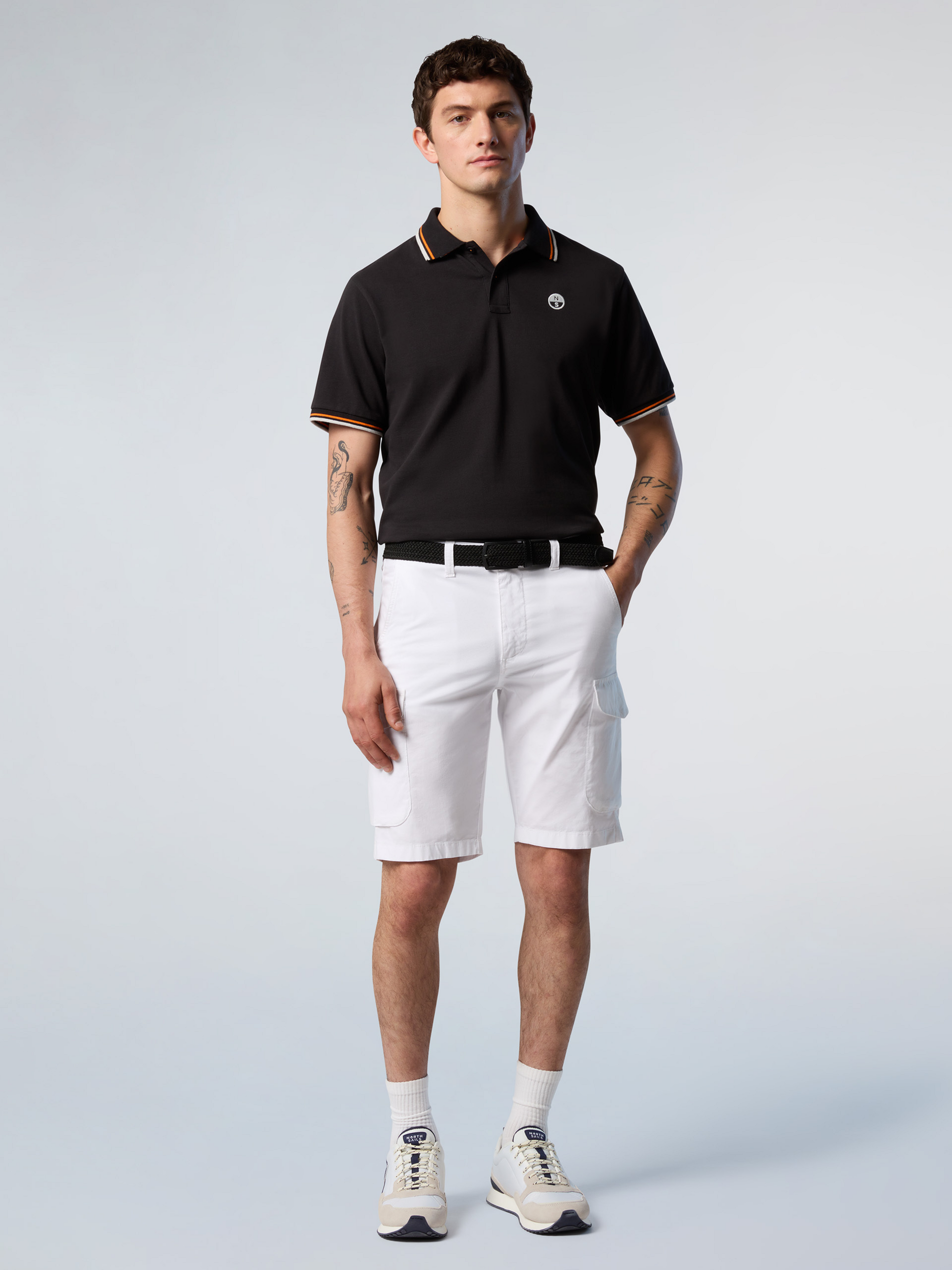 NORTH SAILS, North Sails Polo Shirt With Striped Trims