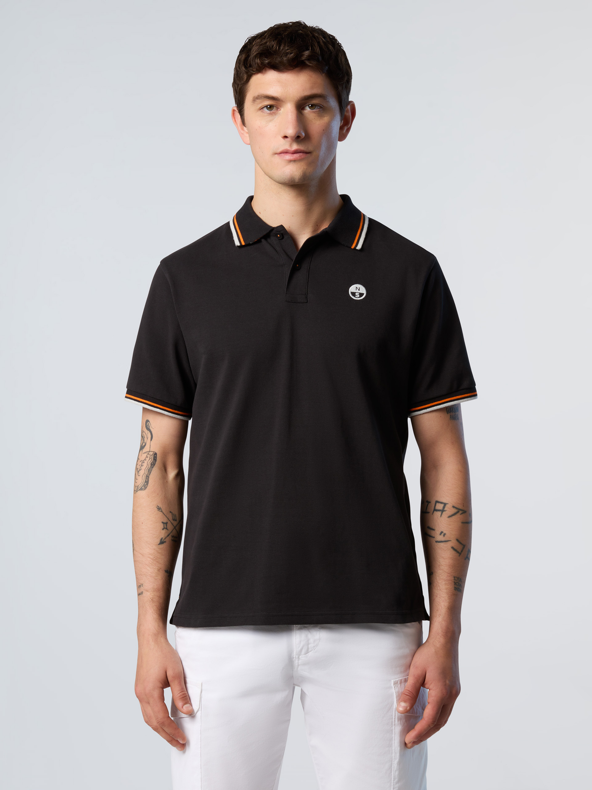 NORTH SAILS, North Sails Polo Shirt With Striped Trims