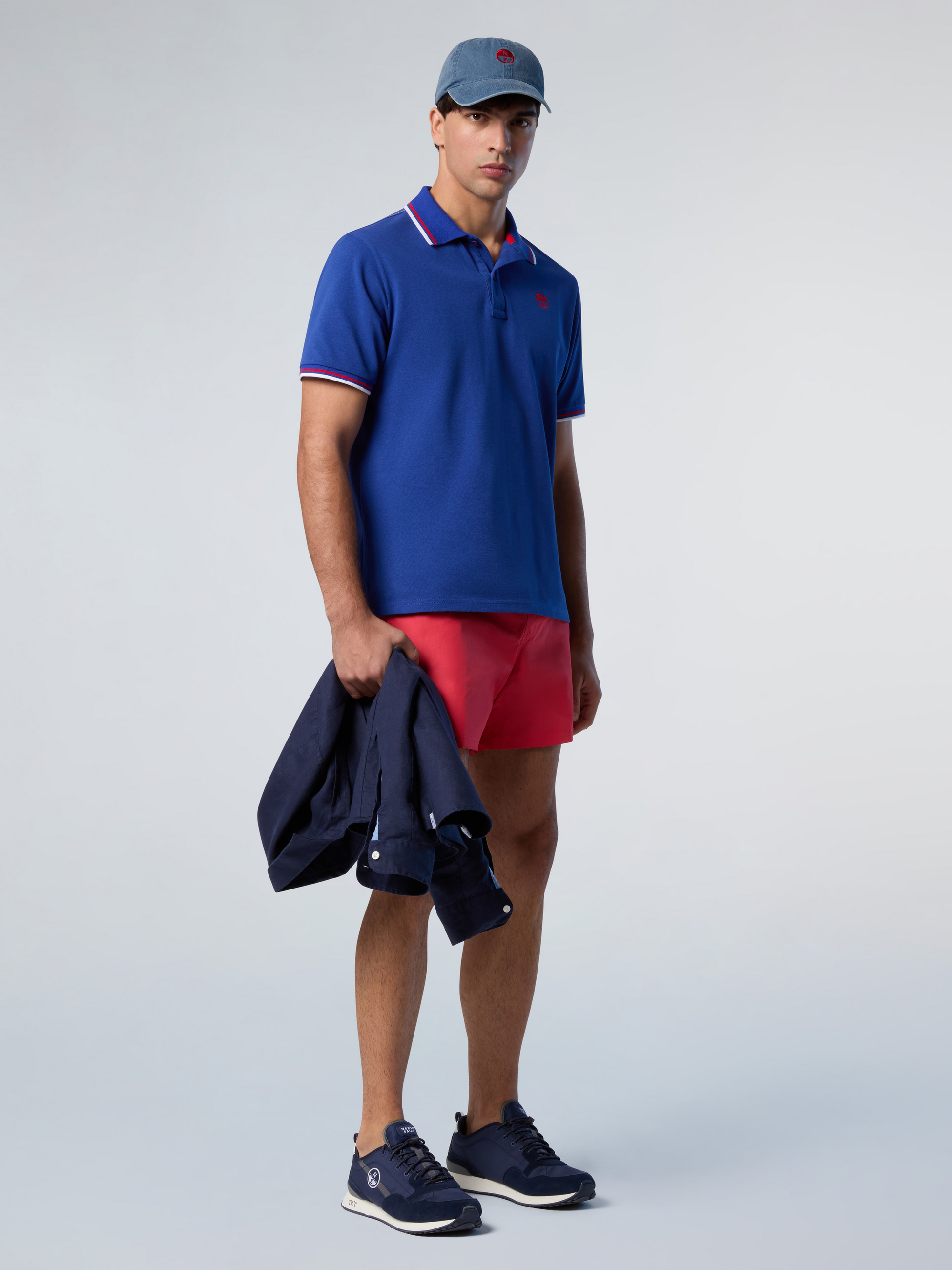 NORTH SAILS, North Sails Polo Shirt With Striped Trims