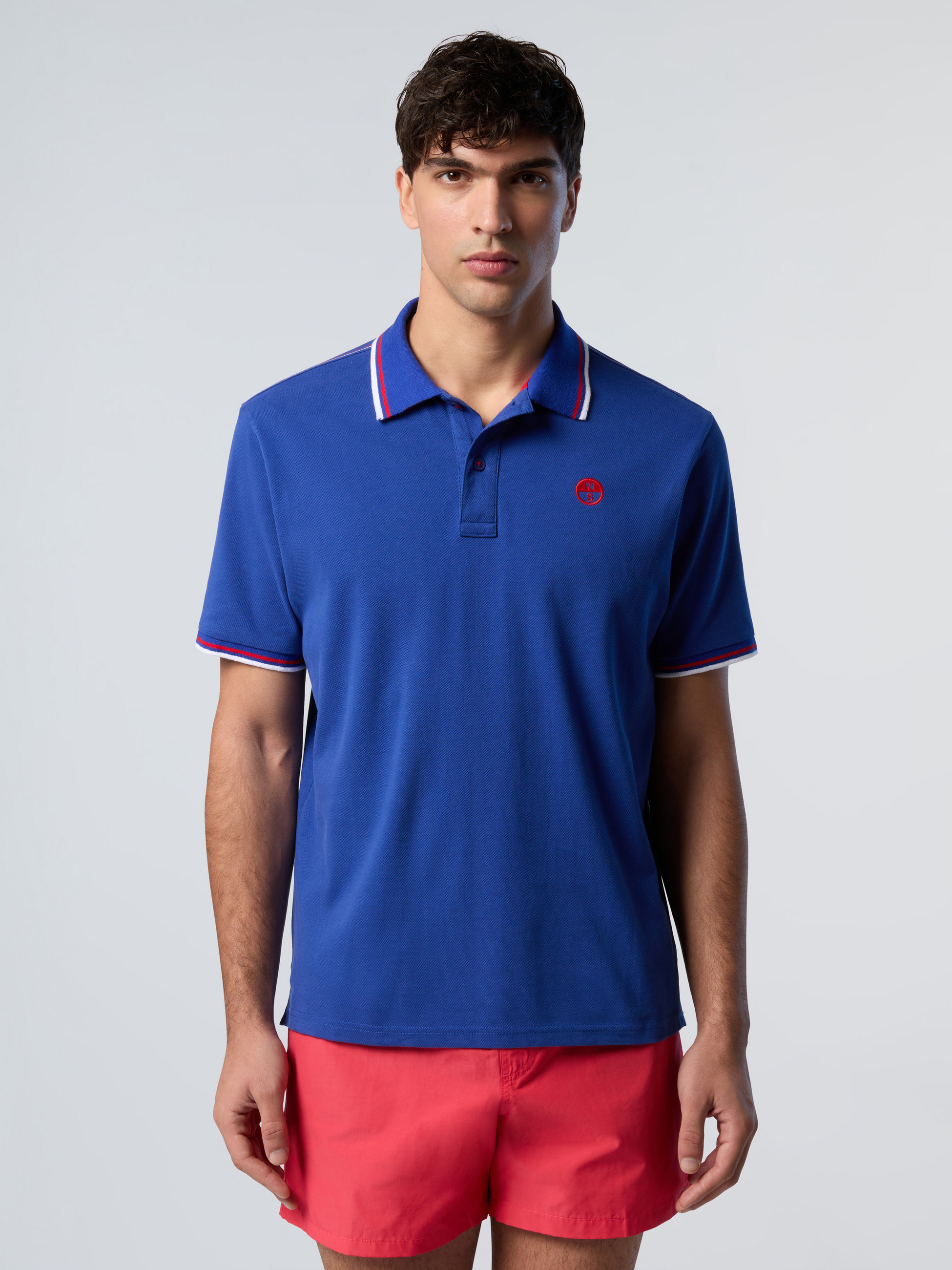NORTH SAILS, North Sails Polo Shirt With Striped Trims
