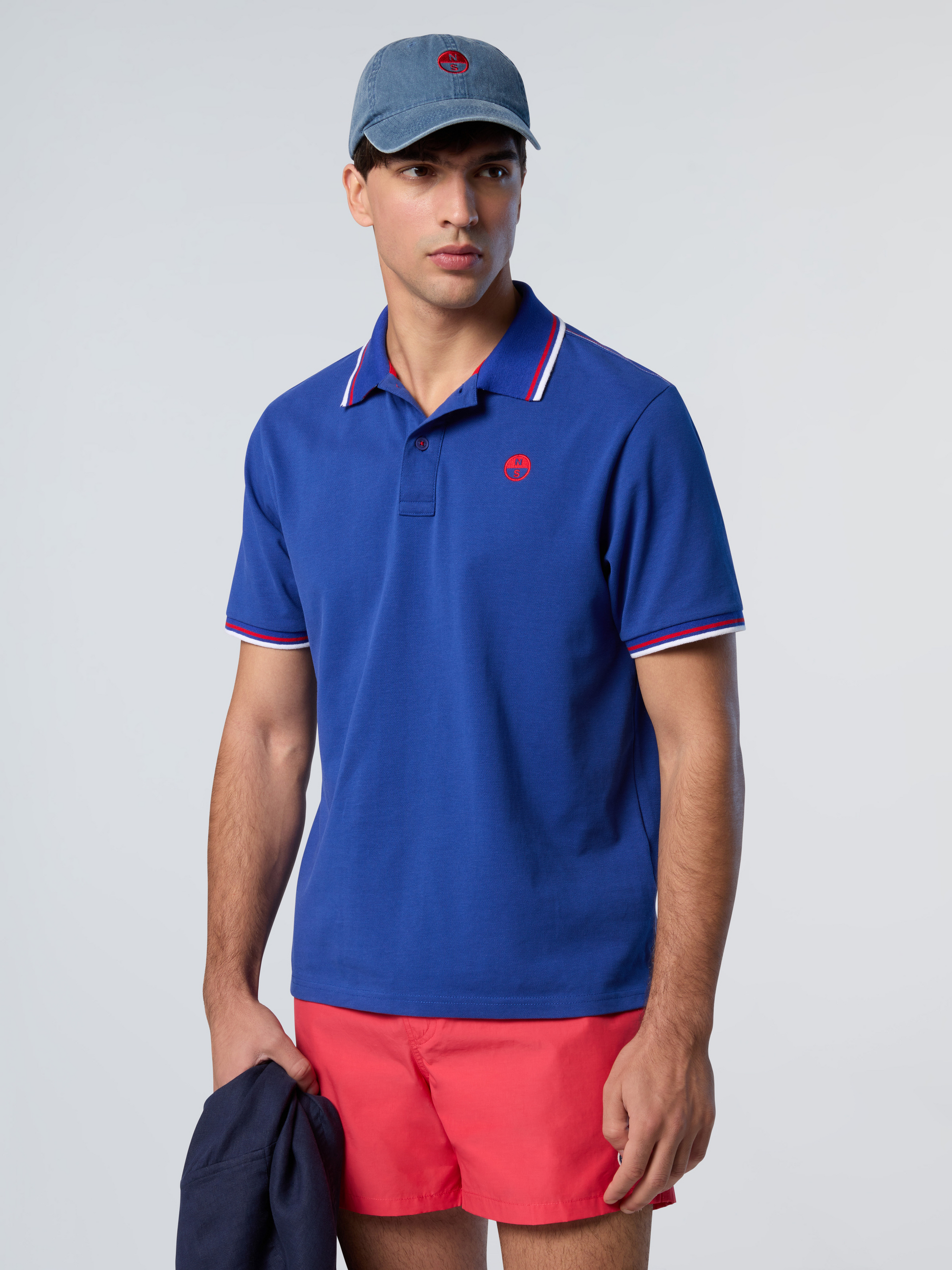 NORTH SAILS, North Sails Polo Shirt With Striped Trims