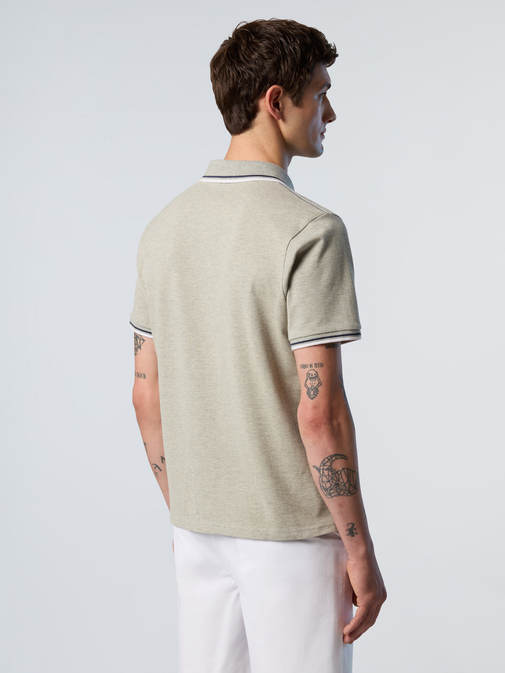 NORTH SAILS, North Sails Polo Shirt With Striped Trims