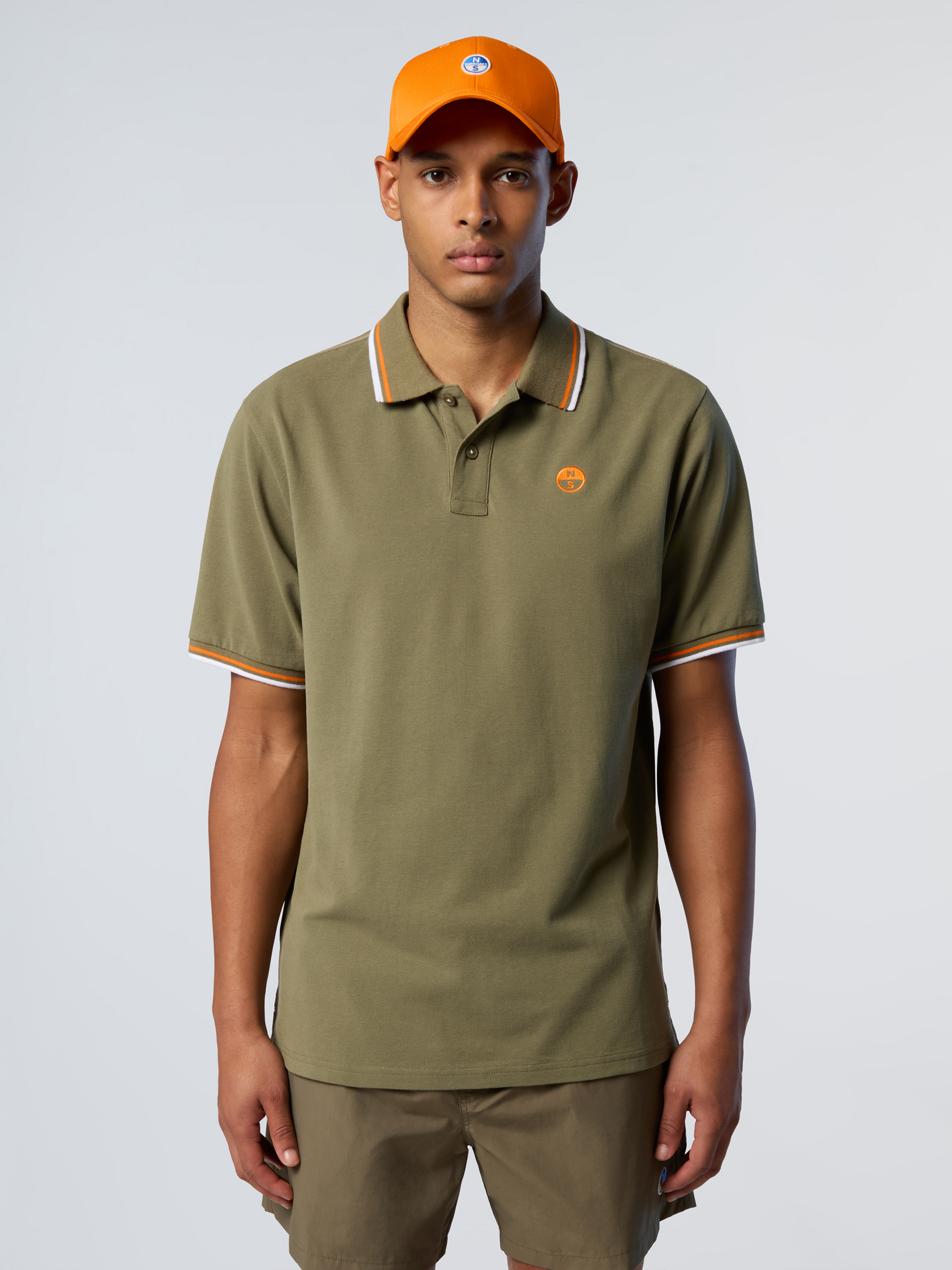 NORTH SAILS, North Sails Polo Shirt With Striped Trims