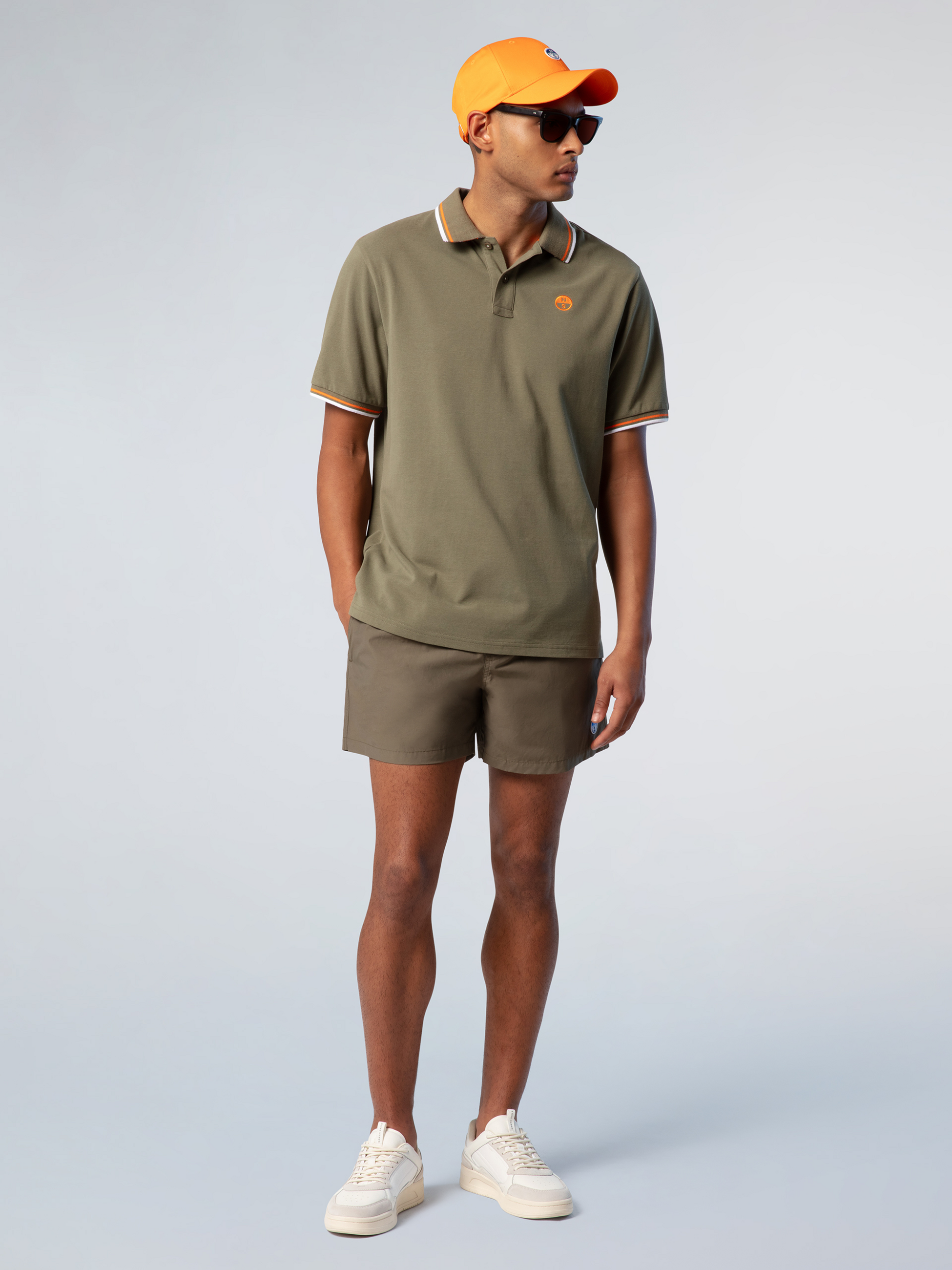 NORTH SAILS, North Sails Polo Shirt With Striped Trims