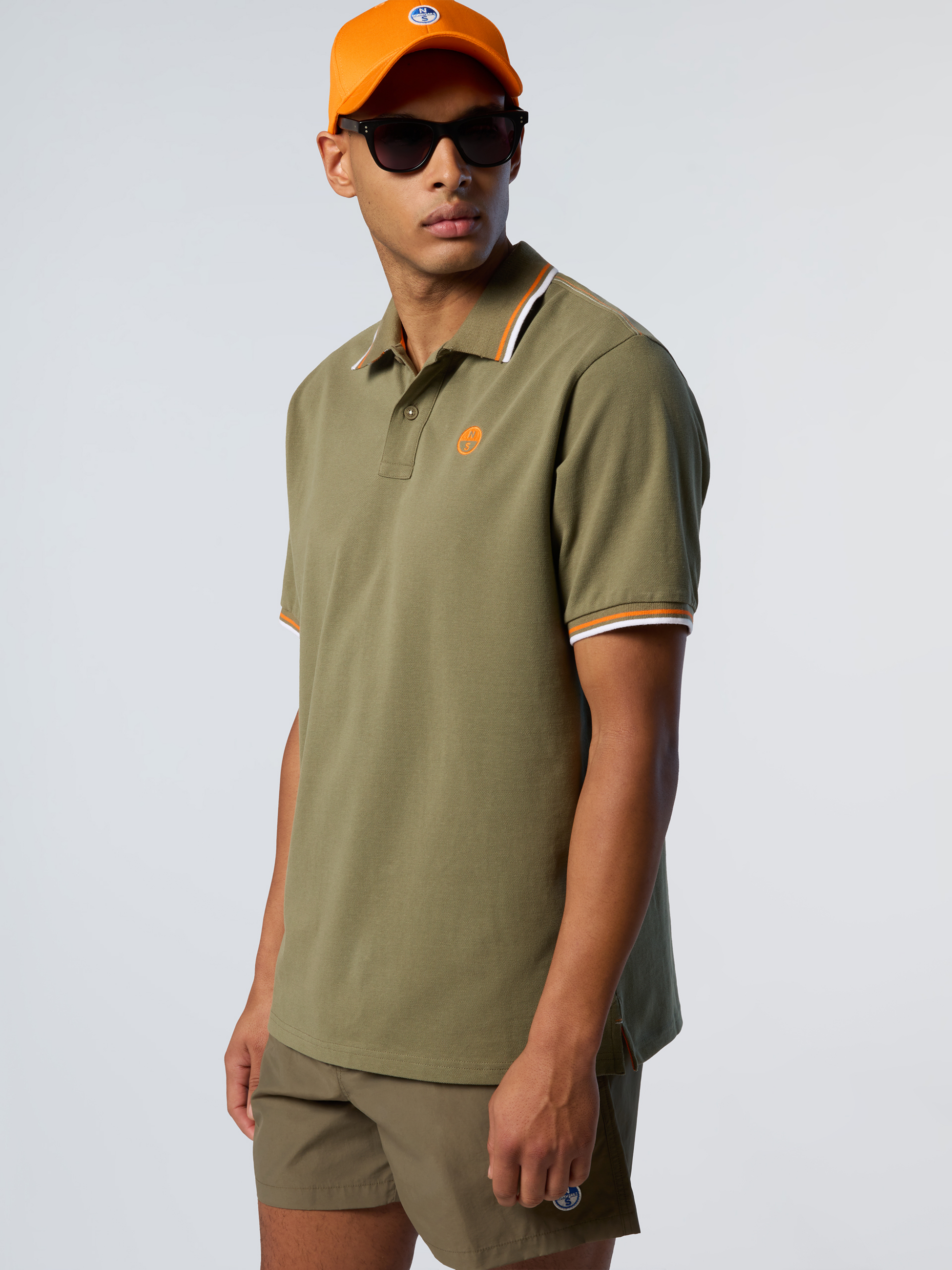 NORTH SAILS, North Sails Polo Shirt With Striped Trims