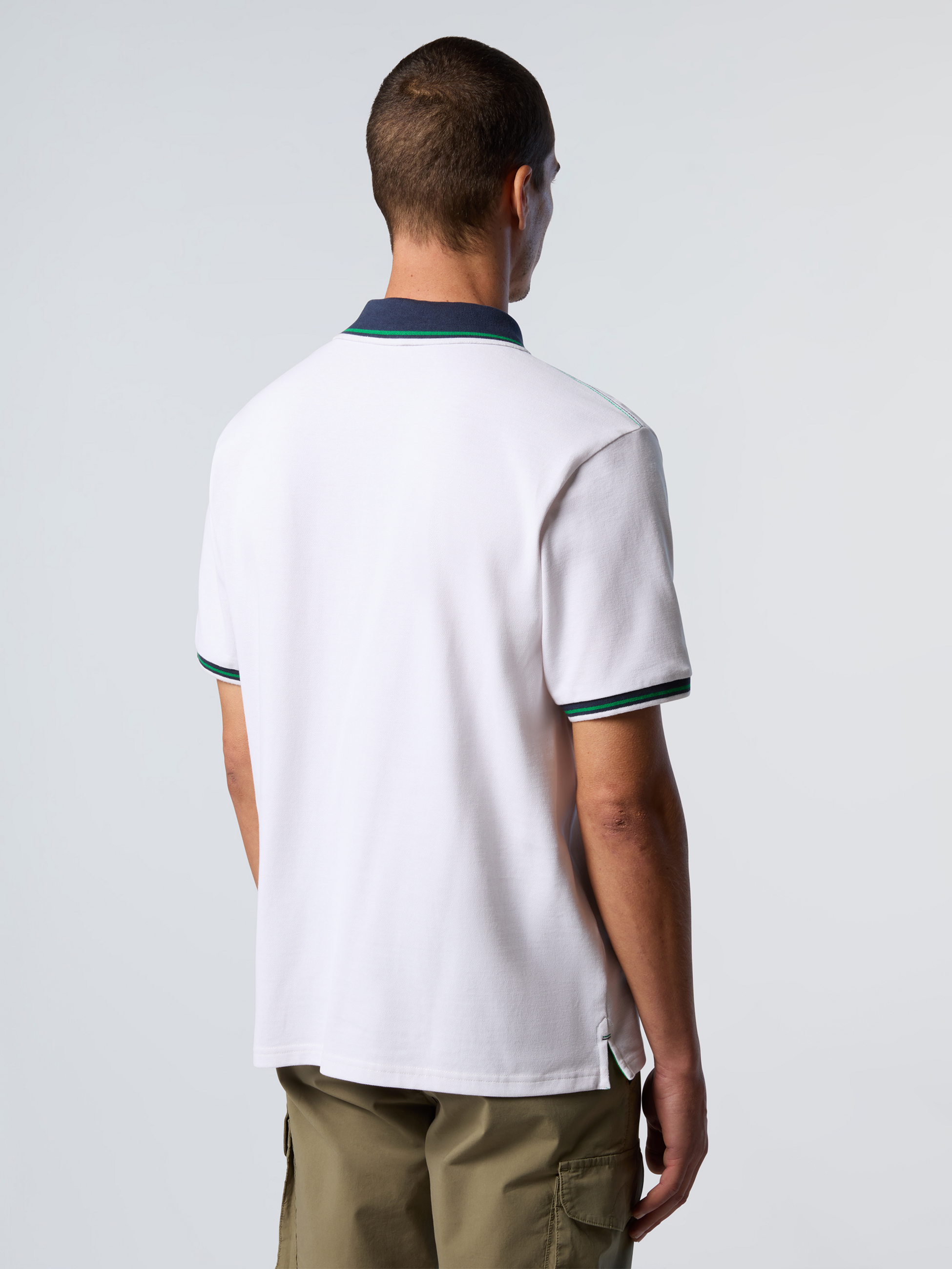NORTH SAILS, North Sails Polo Shirt With Striped Trims