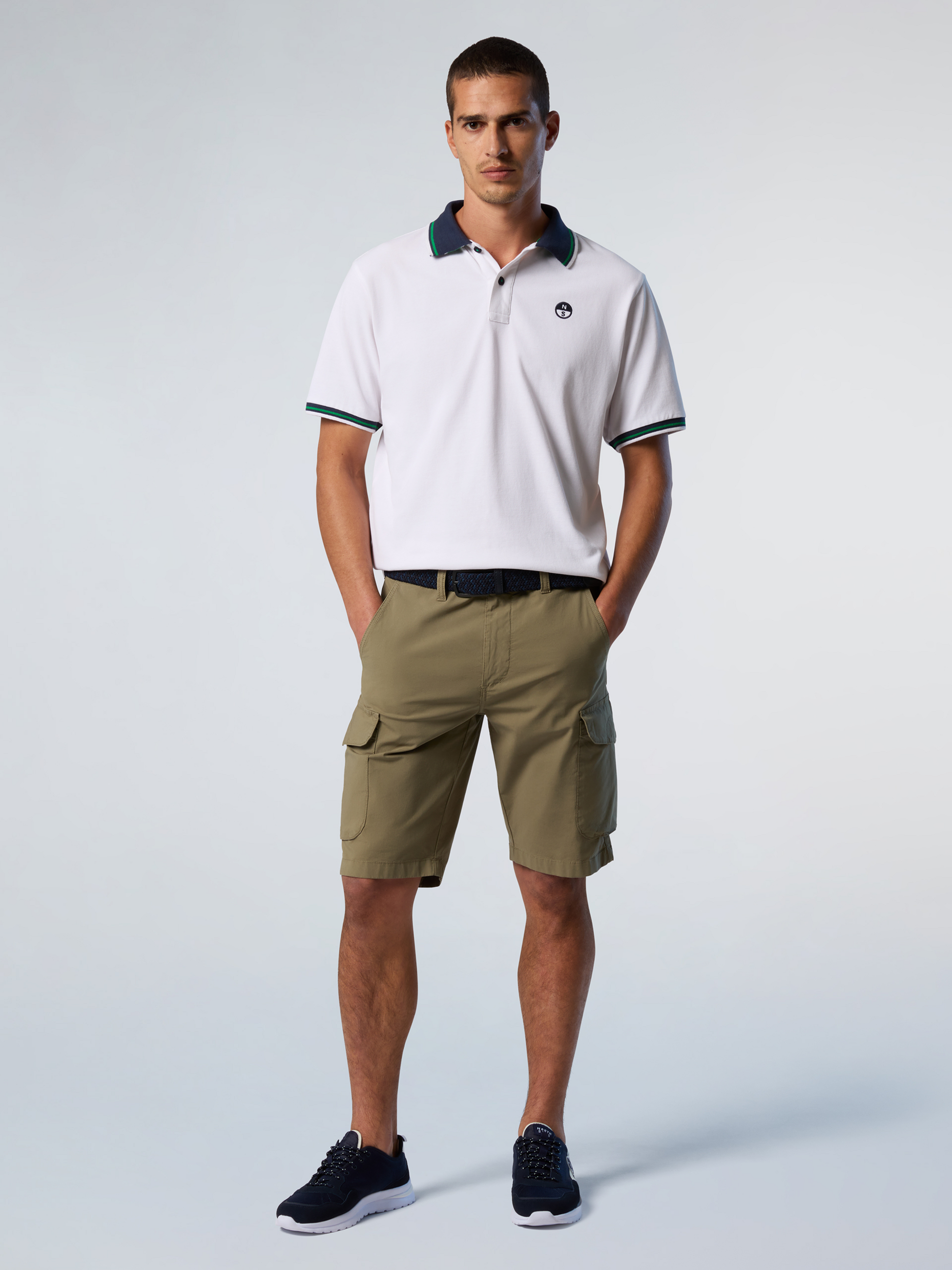 NORTH SAILS, North Sails Polo Shirt With Striped Trims