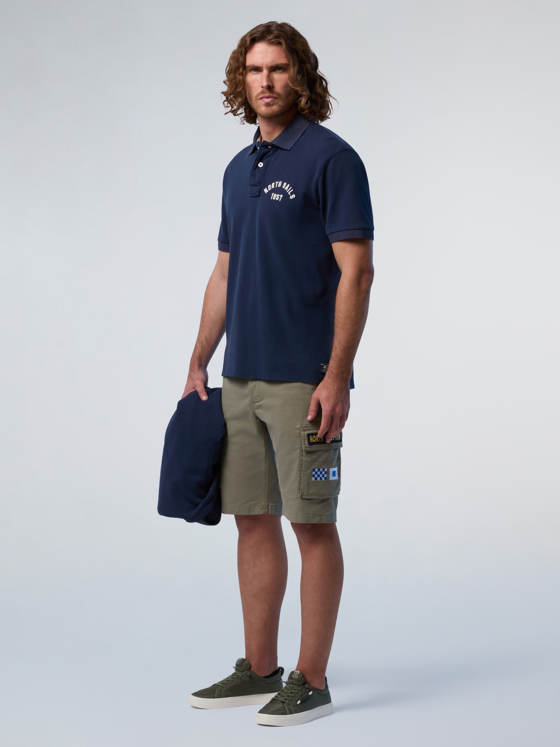 NORTH SAILS, North Sails Polo Shirt With Vintage Wash