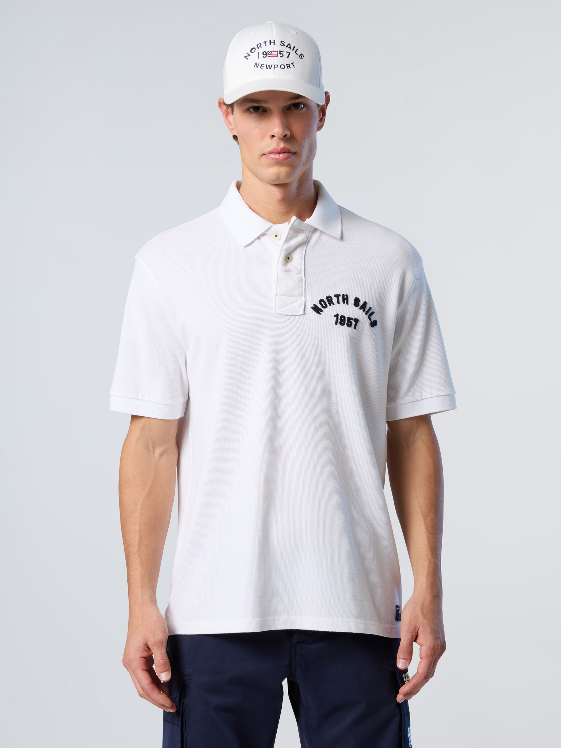 NORTH SAILS, North Sails Polo Shirt With Vintage Wash