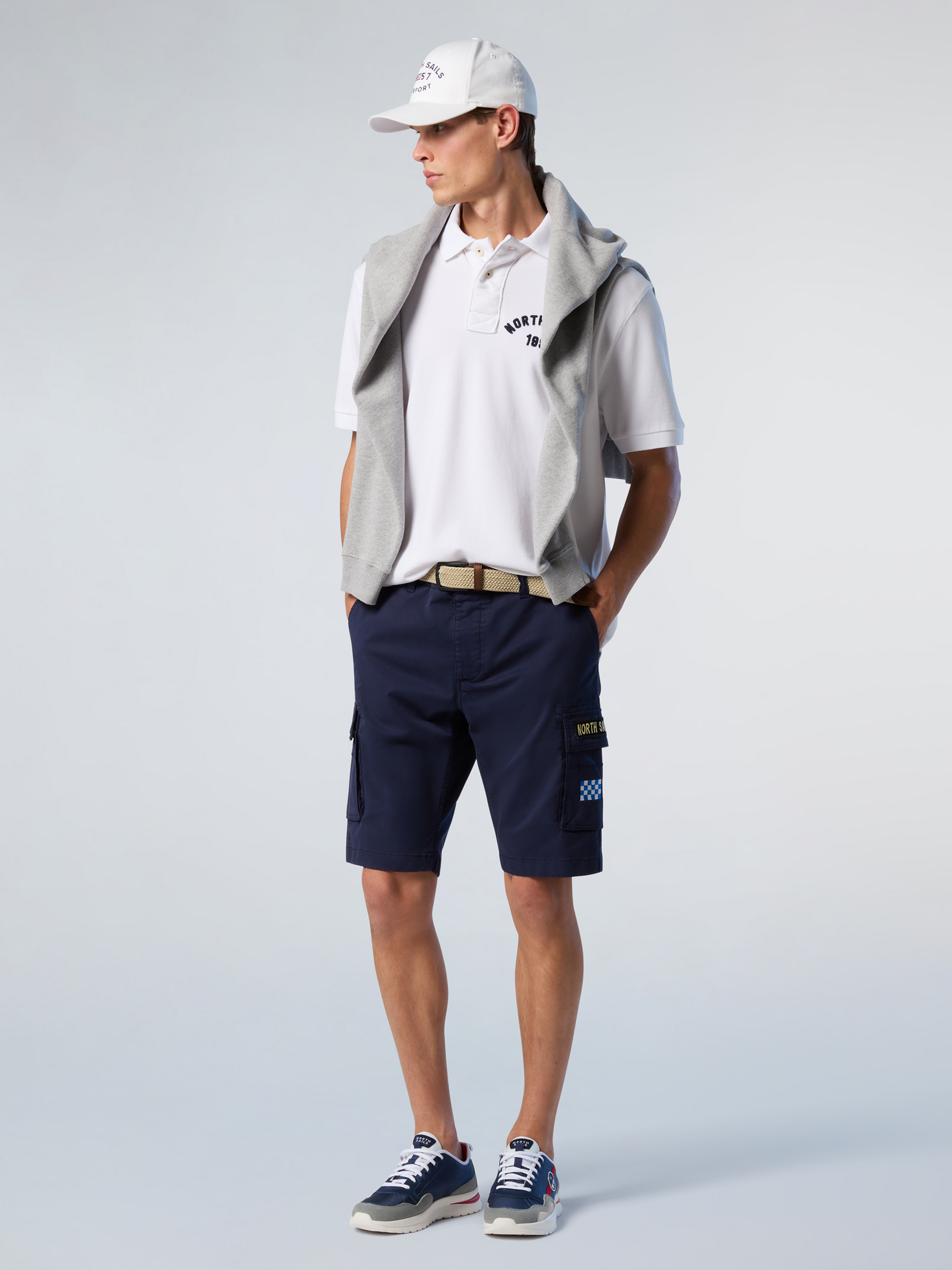 NORTH SAILS, North Sails Polo Shirt With Vintage Wash