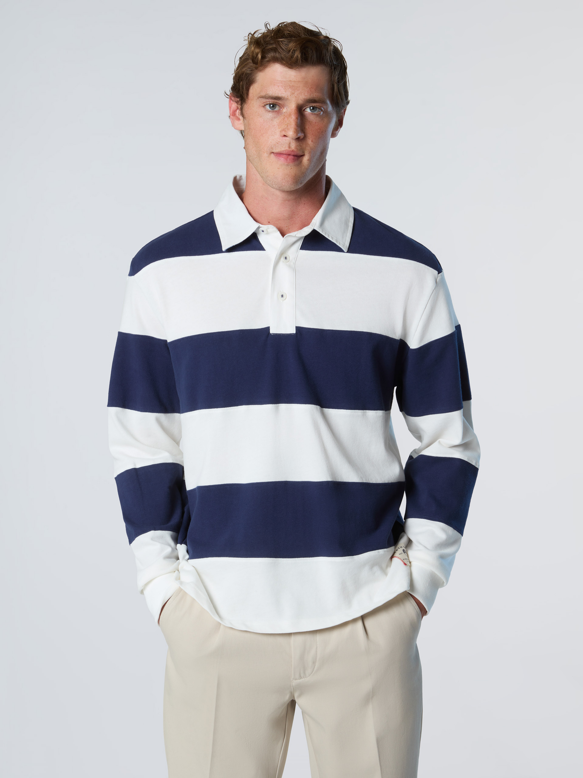 NORTH SAILS, North Sails Rugby Top Striped Long-sleeved