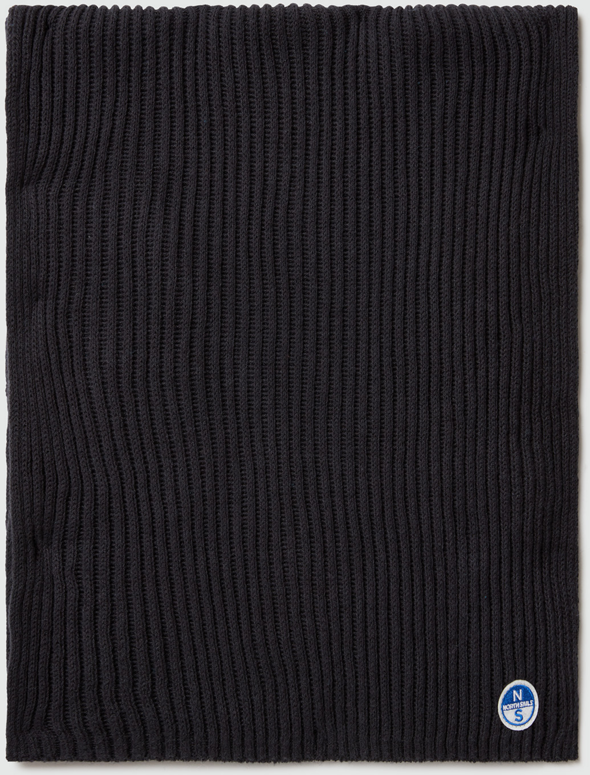NORTH SAILS, North Sails Scarf Wide-rib Knit With Logo Patch