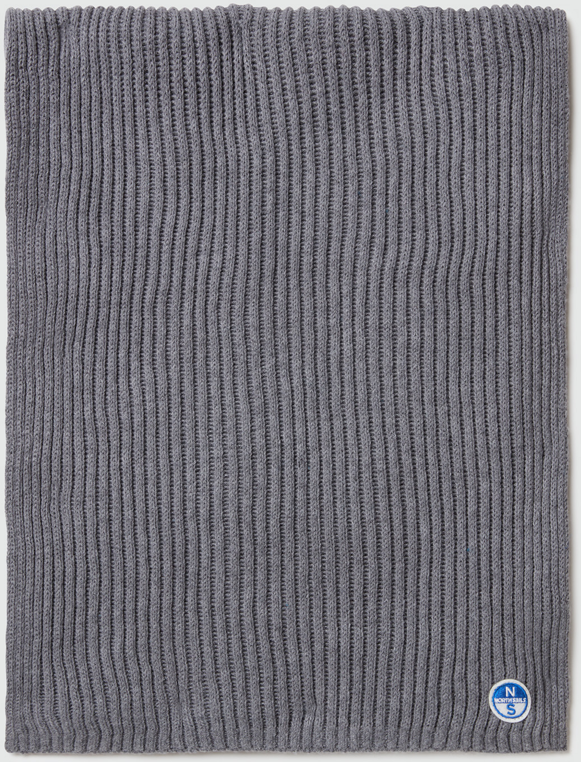 NORTH SAILS, North Sails Scarf Wide-rib Knit With Logo Patch