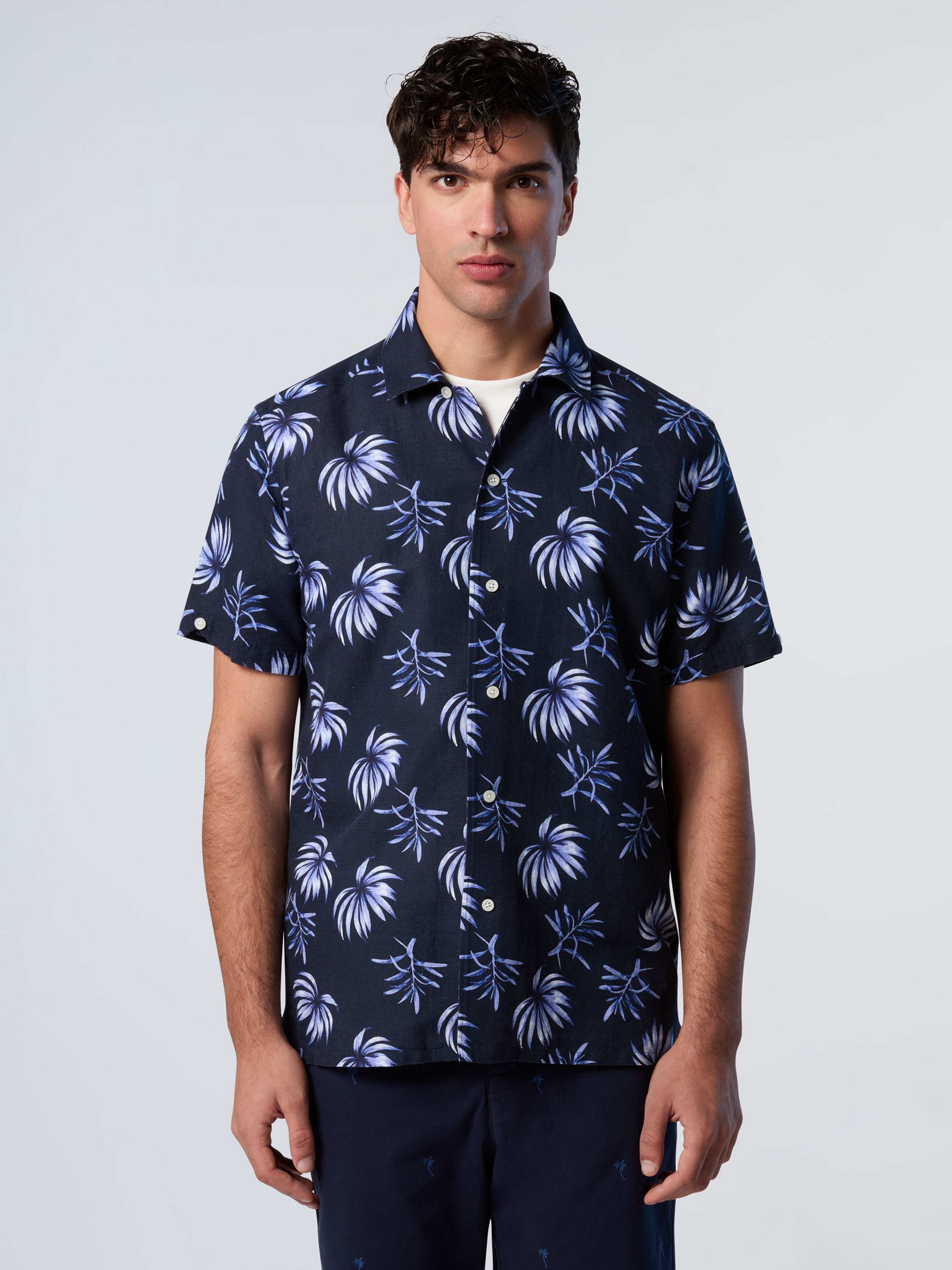 NORTH SAILS, North Sails Shirt Bowling With Tropical Print