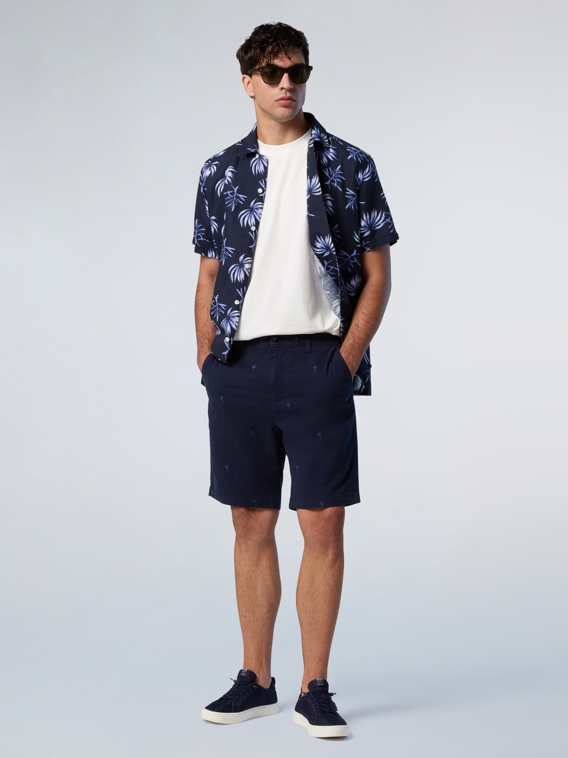 NORTH SAILS, North Sails Shirt Bowling With Tropical Print