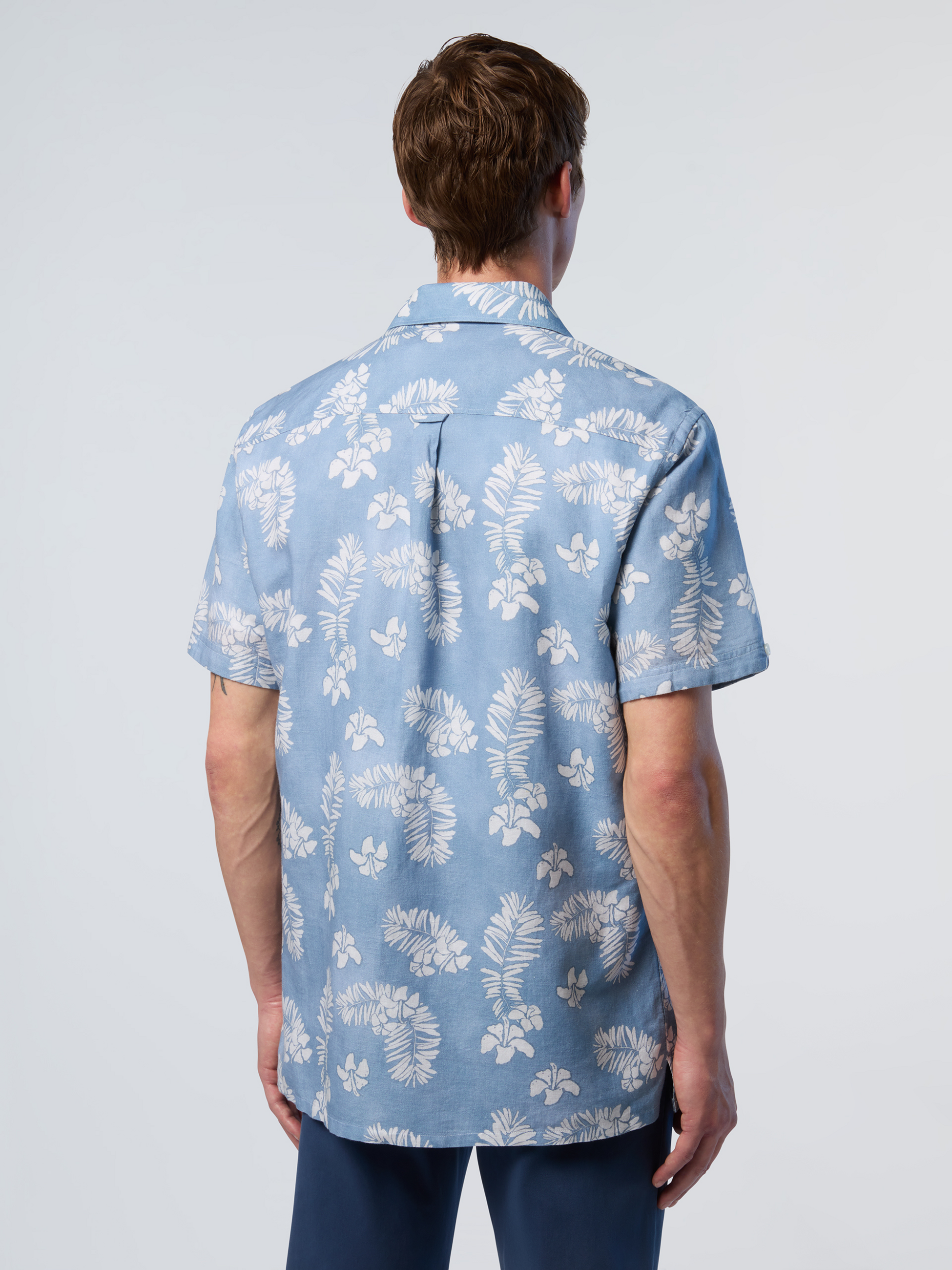 NORTH SAILS, North Sails Shirt Bowling With Tropical Print