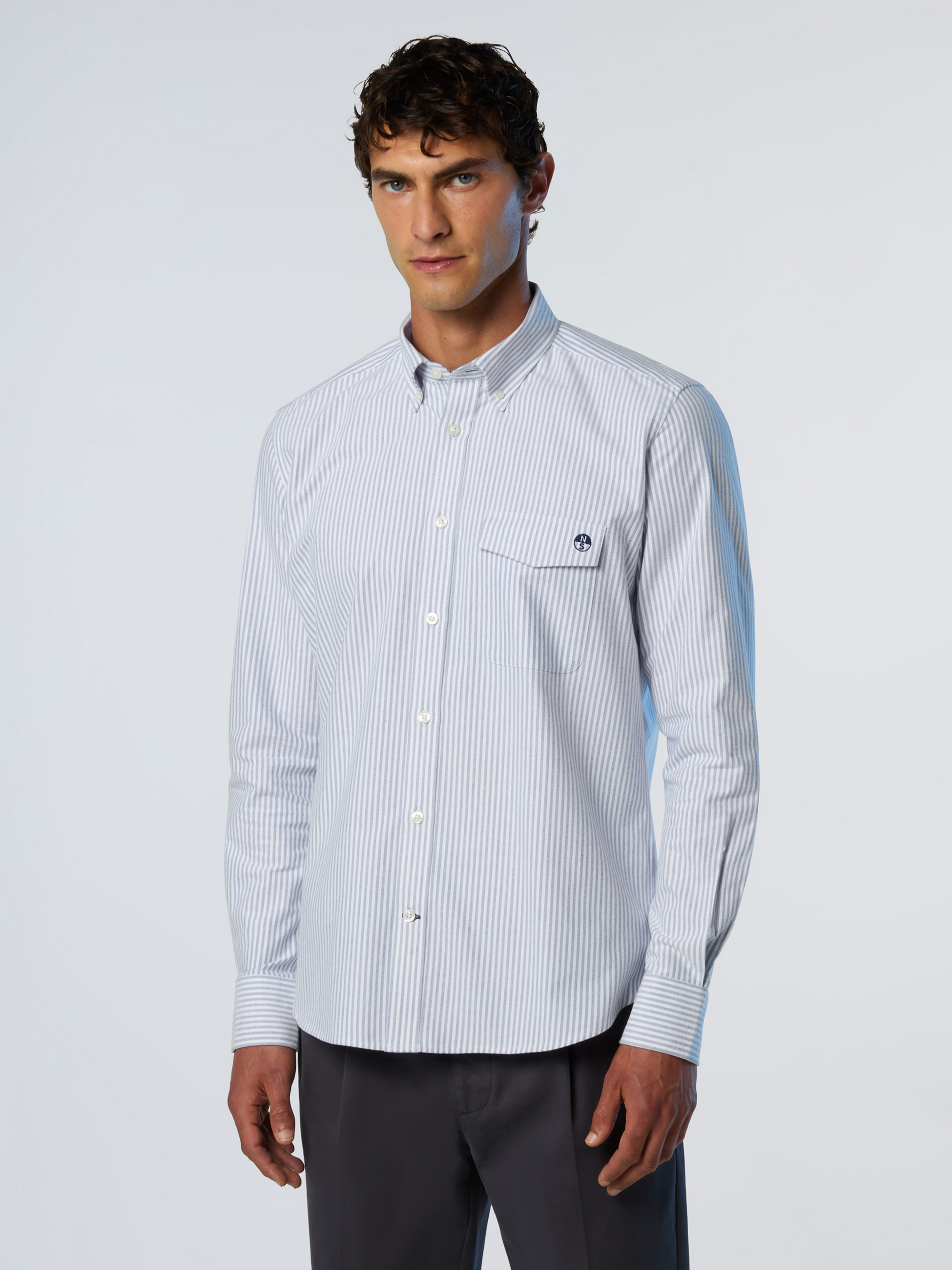 NORTH SAILS, North Sails Shirt Brushed Striped Oxford