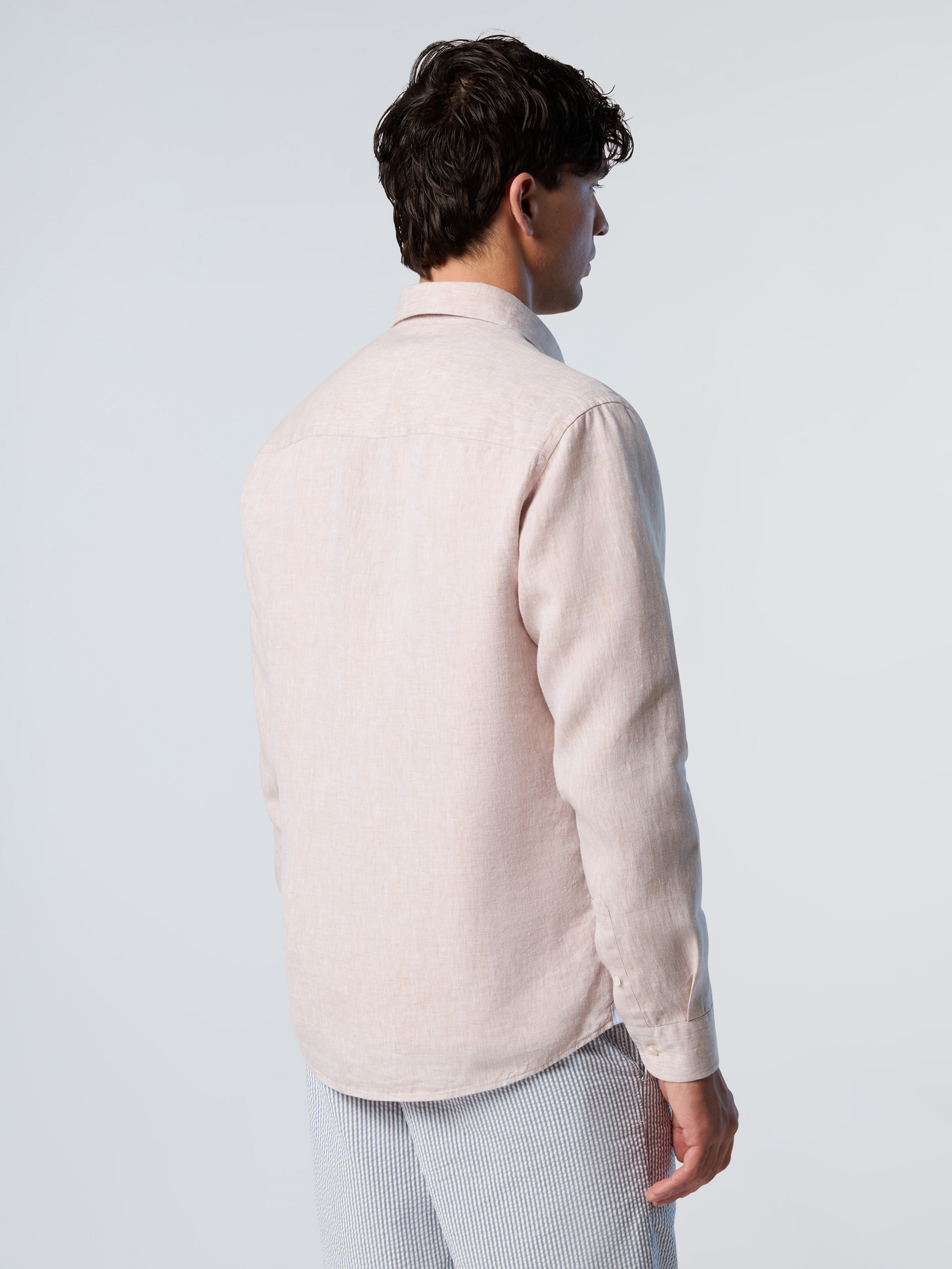 NORTH SAILS, North Sails Shirt Linen With Embroidered Logo