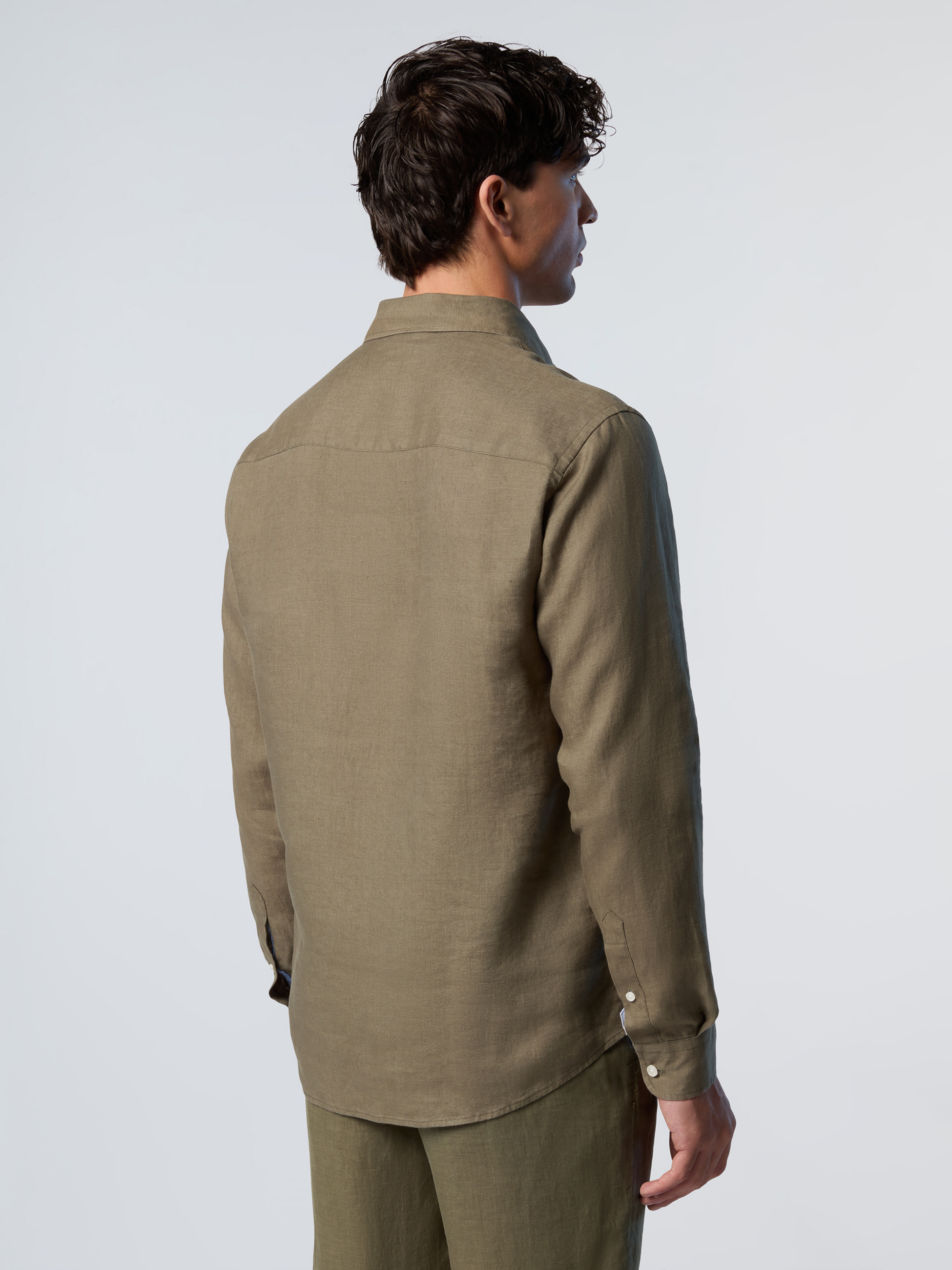 NORTH SAILS, North Sails Shirt Linen With Embroidered Logo