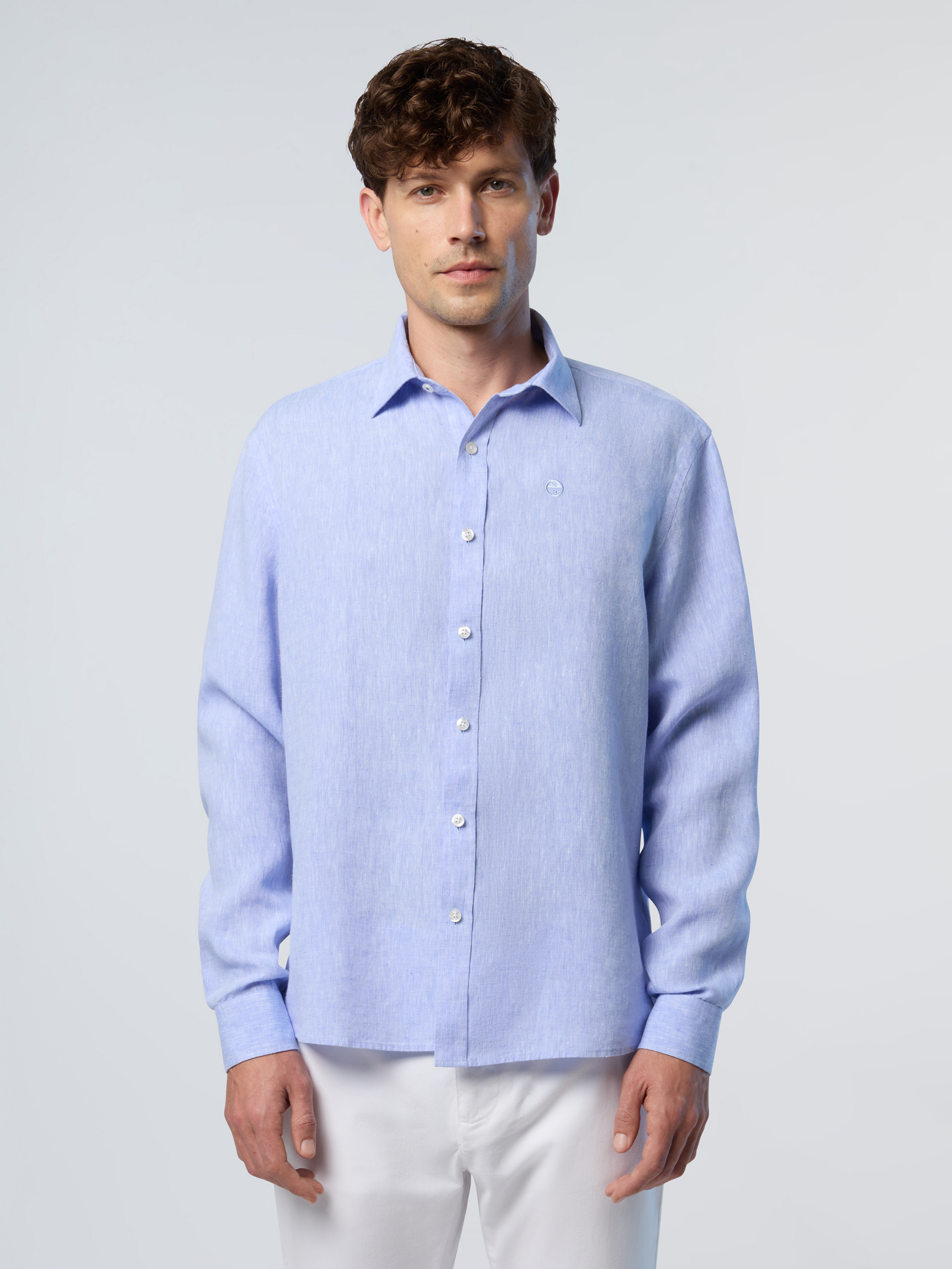 NORTH SAILS, North Sails Shirt Linen With Embroidered Logo