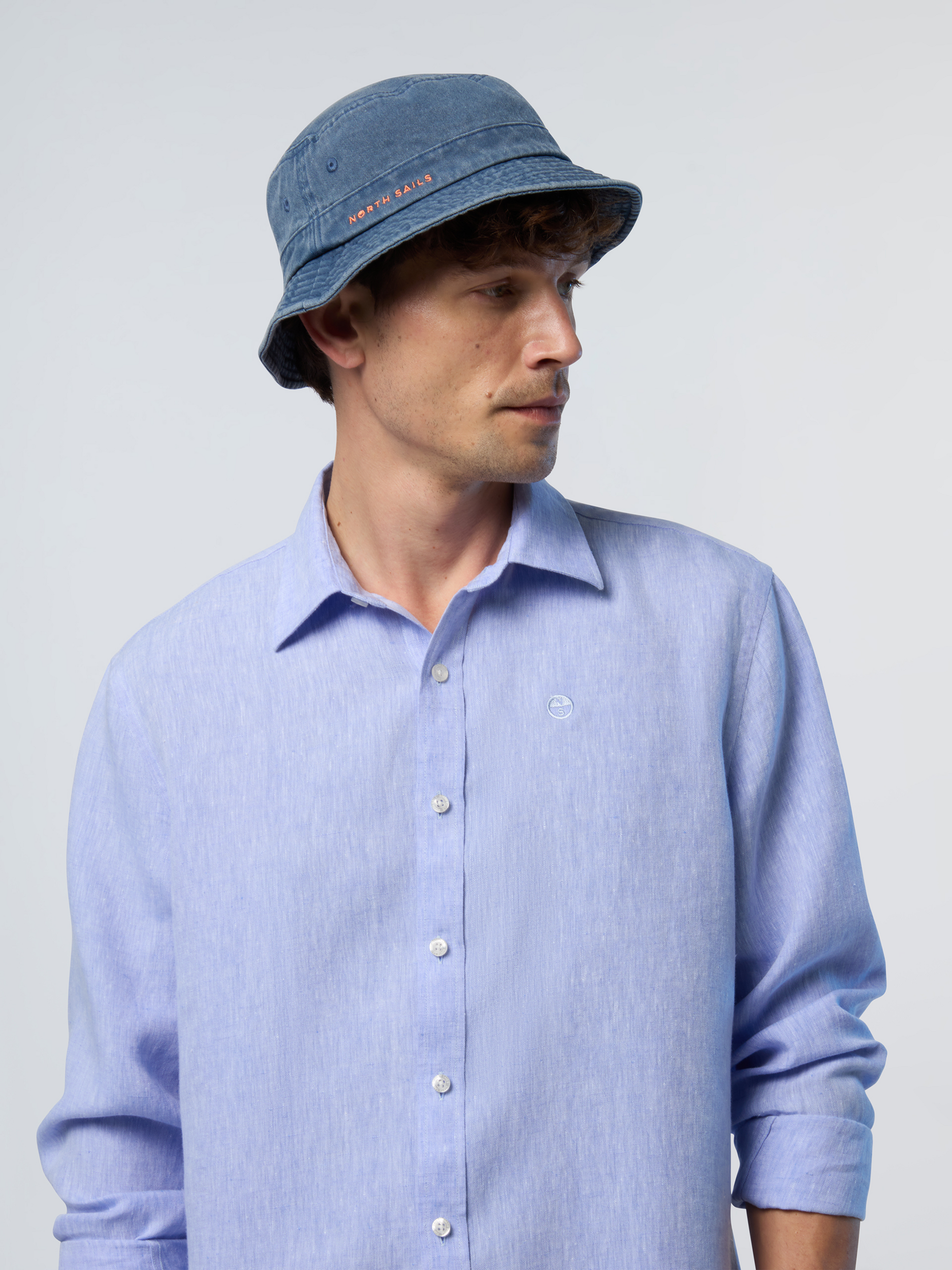 NORTH SAILS, North Sails Shirt Linen With Embroidered Logo