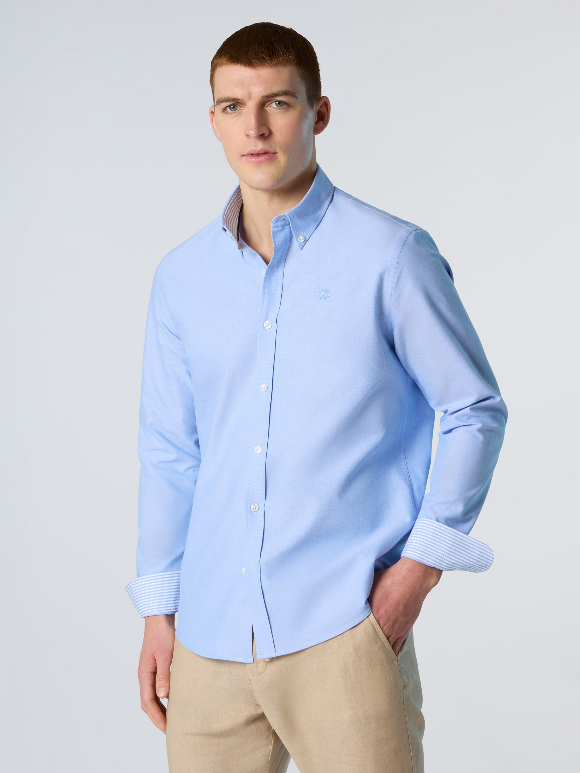 NORTH SAILS, North Sails Shirt Oxford With Embroidered Logo