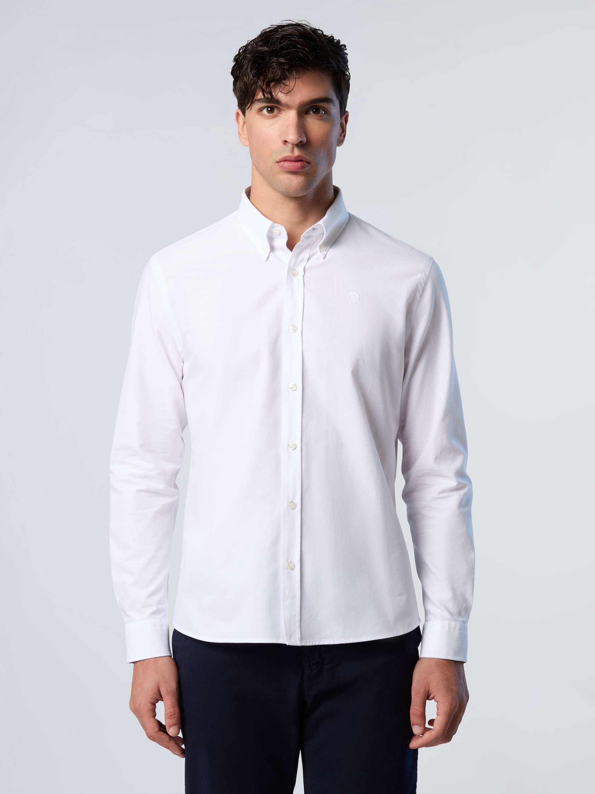 NORTH SAILS, North Sails Shirt Oxford With Embroidered Logo