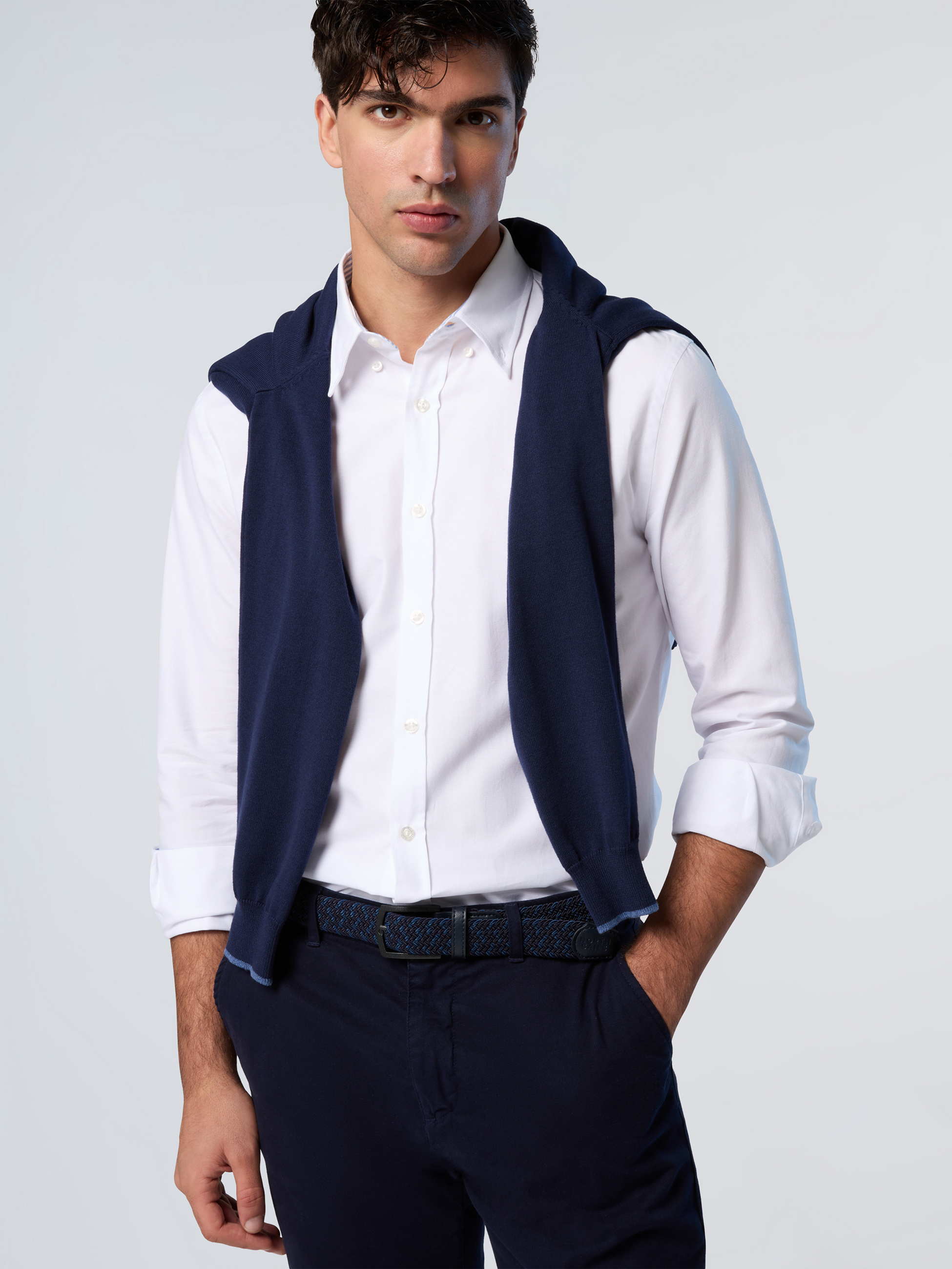 NORTH SAILS, North Sails Shirt Oxford With Embroidered Logo