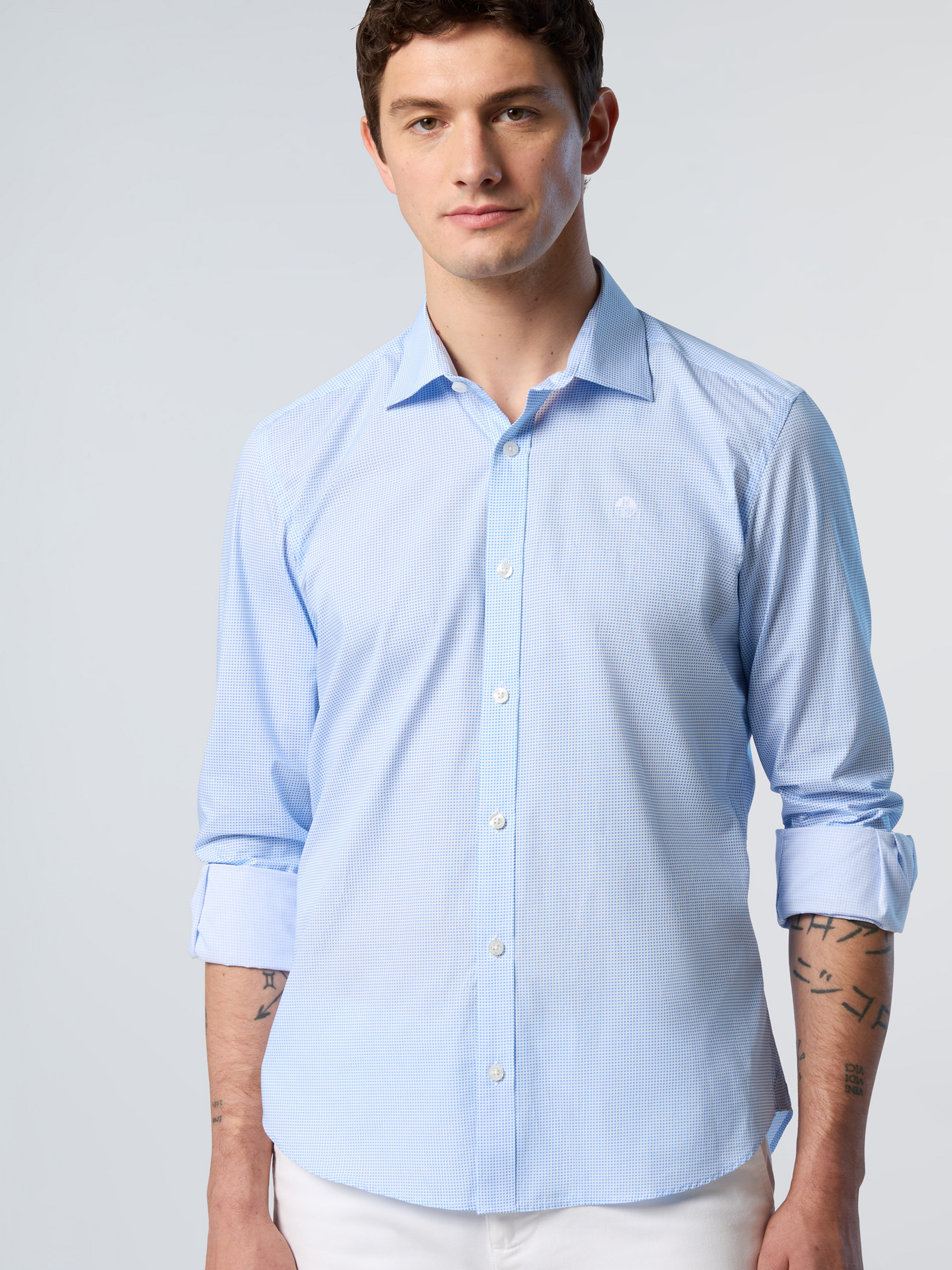 NORTH SAILS, North Sails Shirt Patterned Poplin