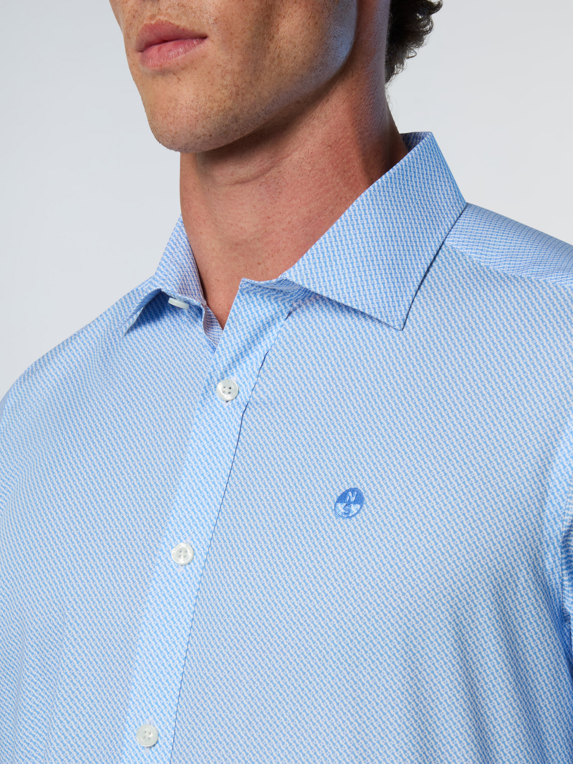 NORTH SAILS, North Sails Shirt Patterned Poplin