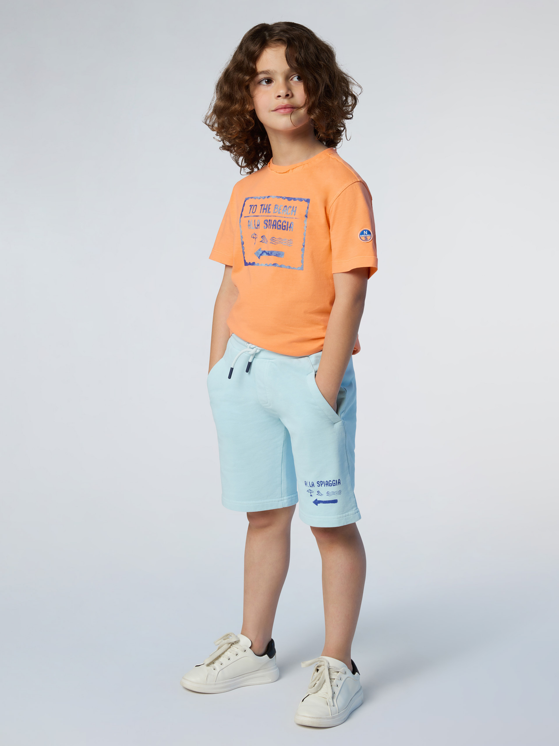 NORTH SAILS, North Sails Sweat Shorts Beach Print