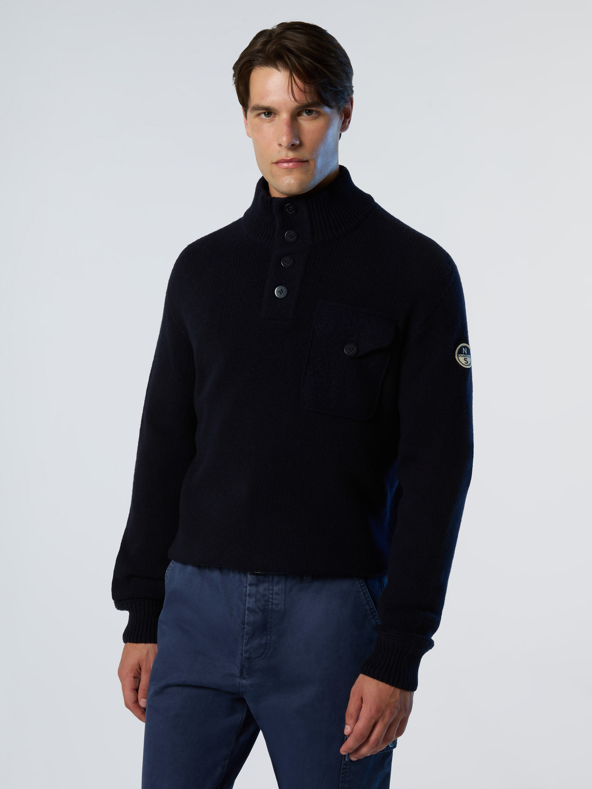 NORTH SAILS, North Sails Sweater Archive Button-front