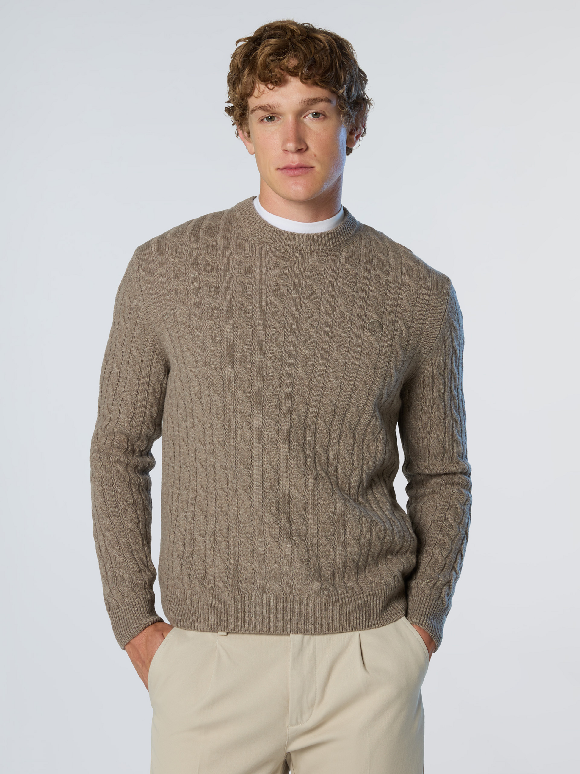 NORTH SAILS, North Sails Sweater Cable-knit Crew-neck