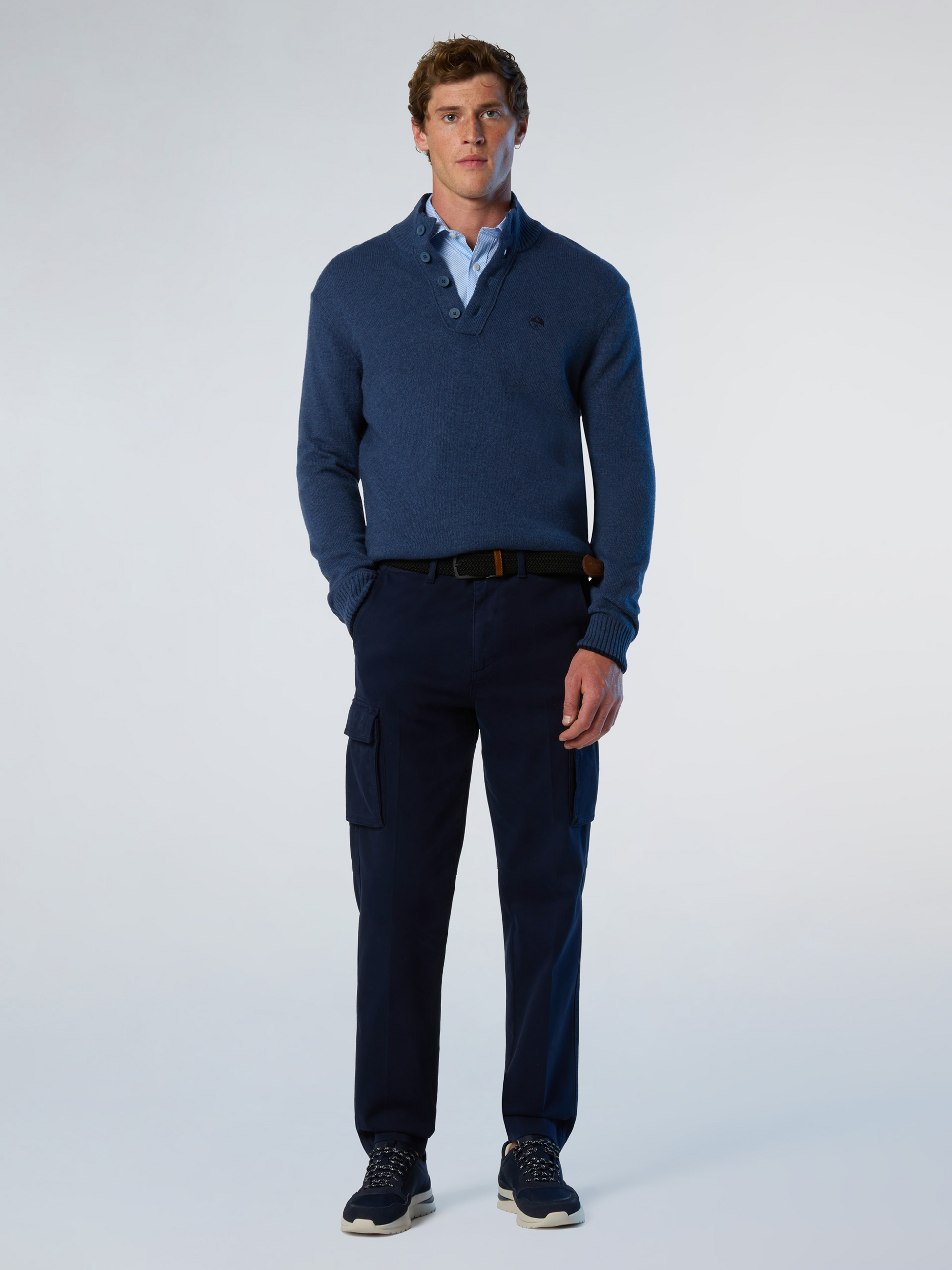 NORTH SAILS, North Sails Sweater Cashmere Blend Button-front