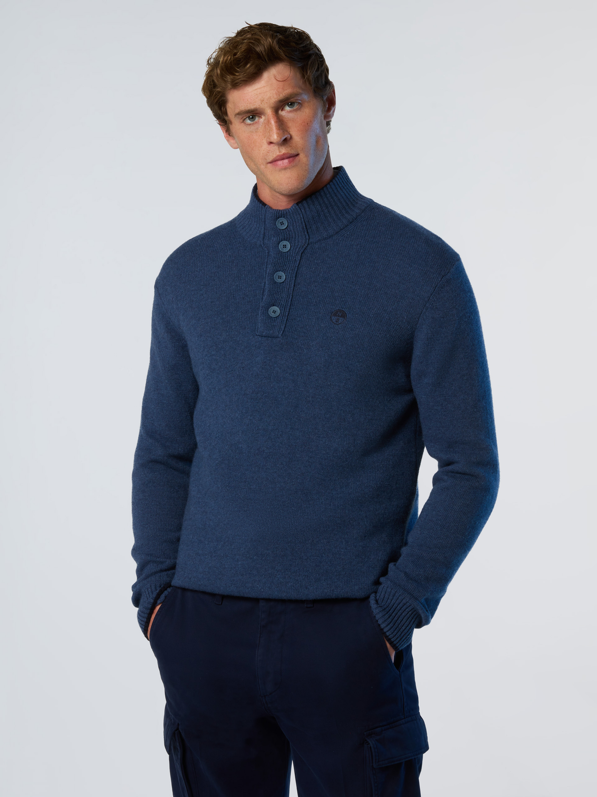 NORTH SAILS, North Sails Sweater Cashmere Blend Button-front