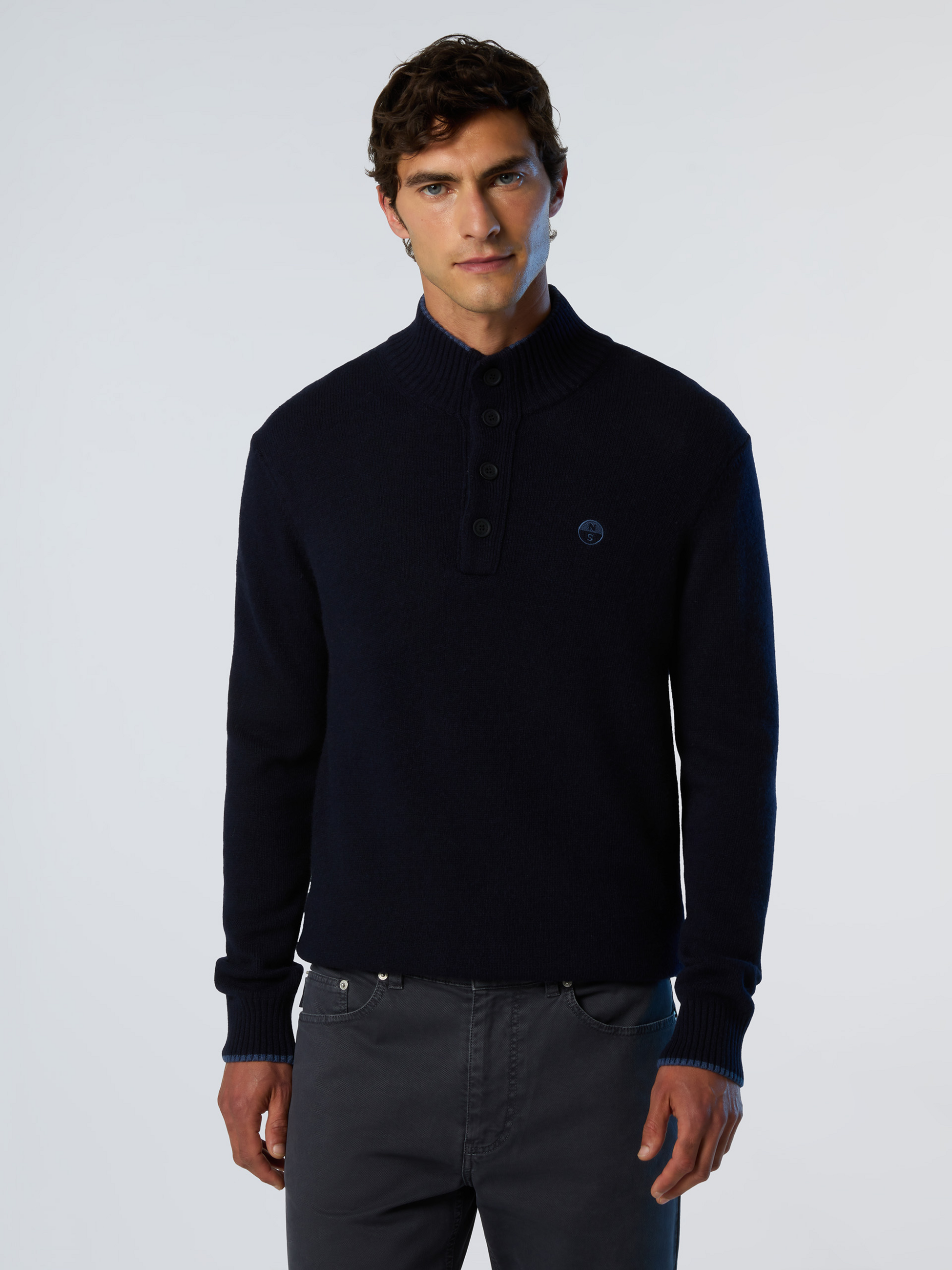 NORTH SAILS, North Sails Sweater Cashmere Blend Button-front