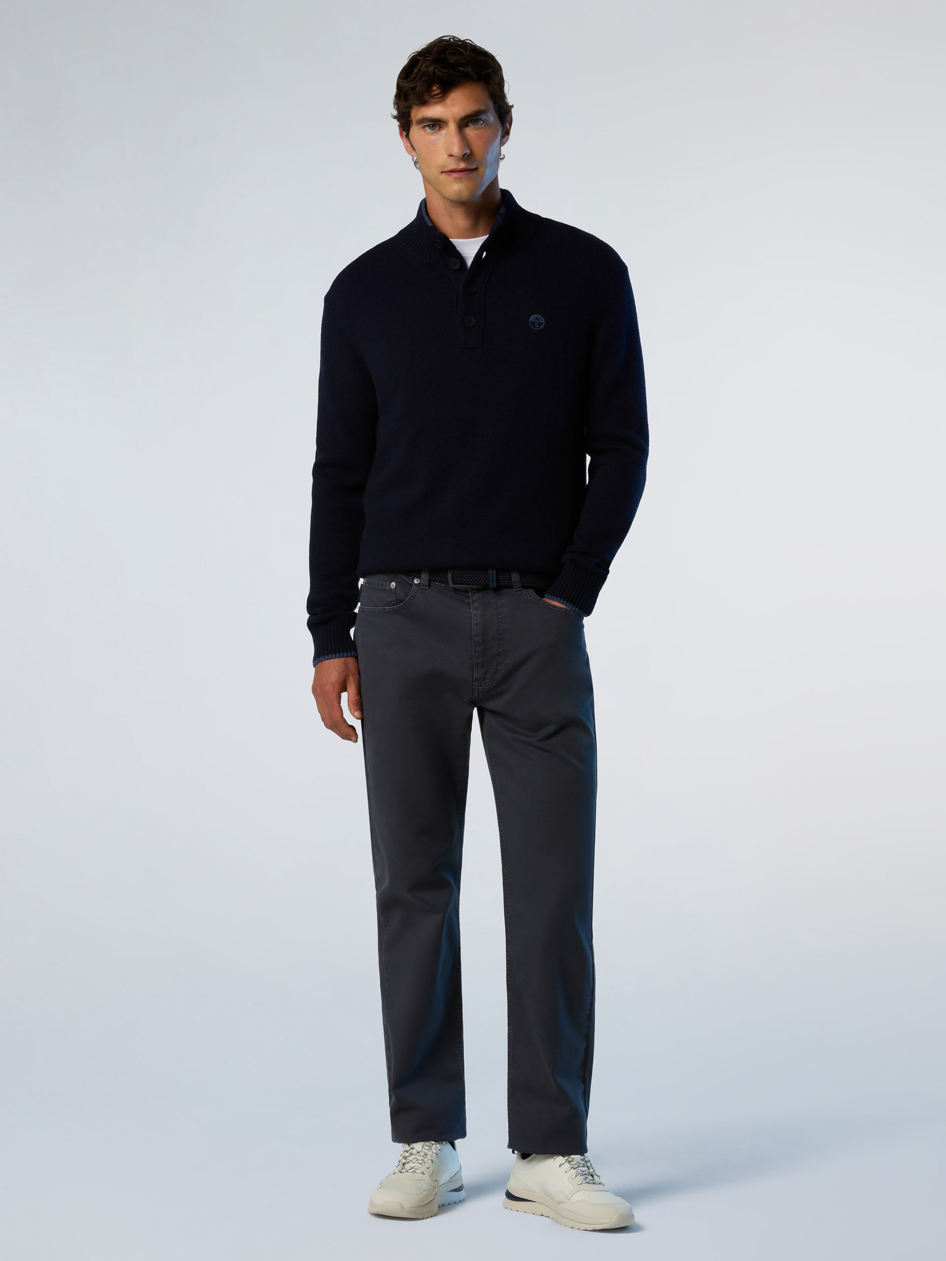 NORTH SAILS, North Sails Sweater Cashmere Blend Button-front