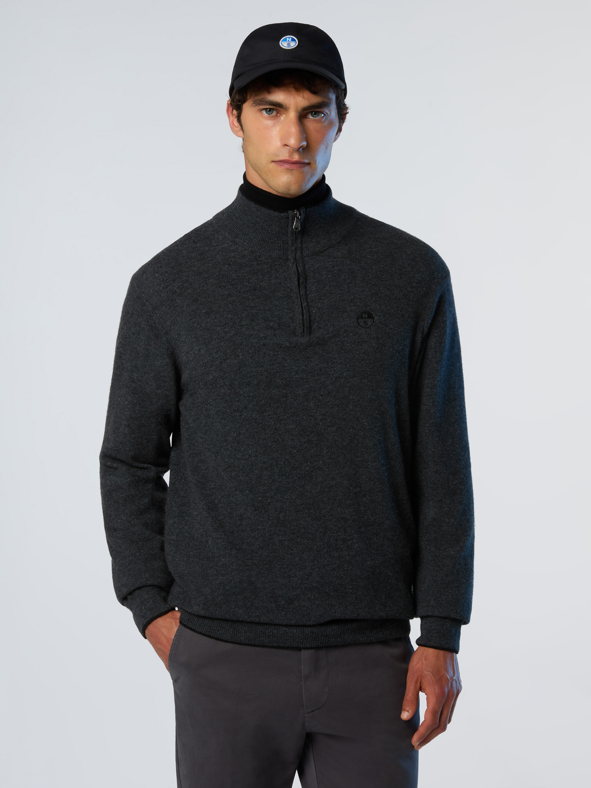 NORTH SAILS, North Sails Sweater Cashmere Blend Half-zip