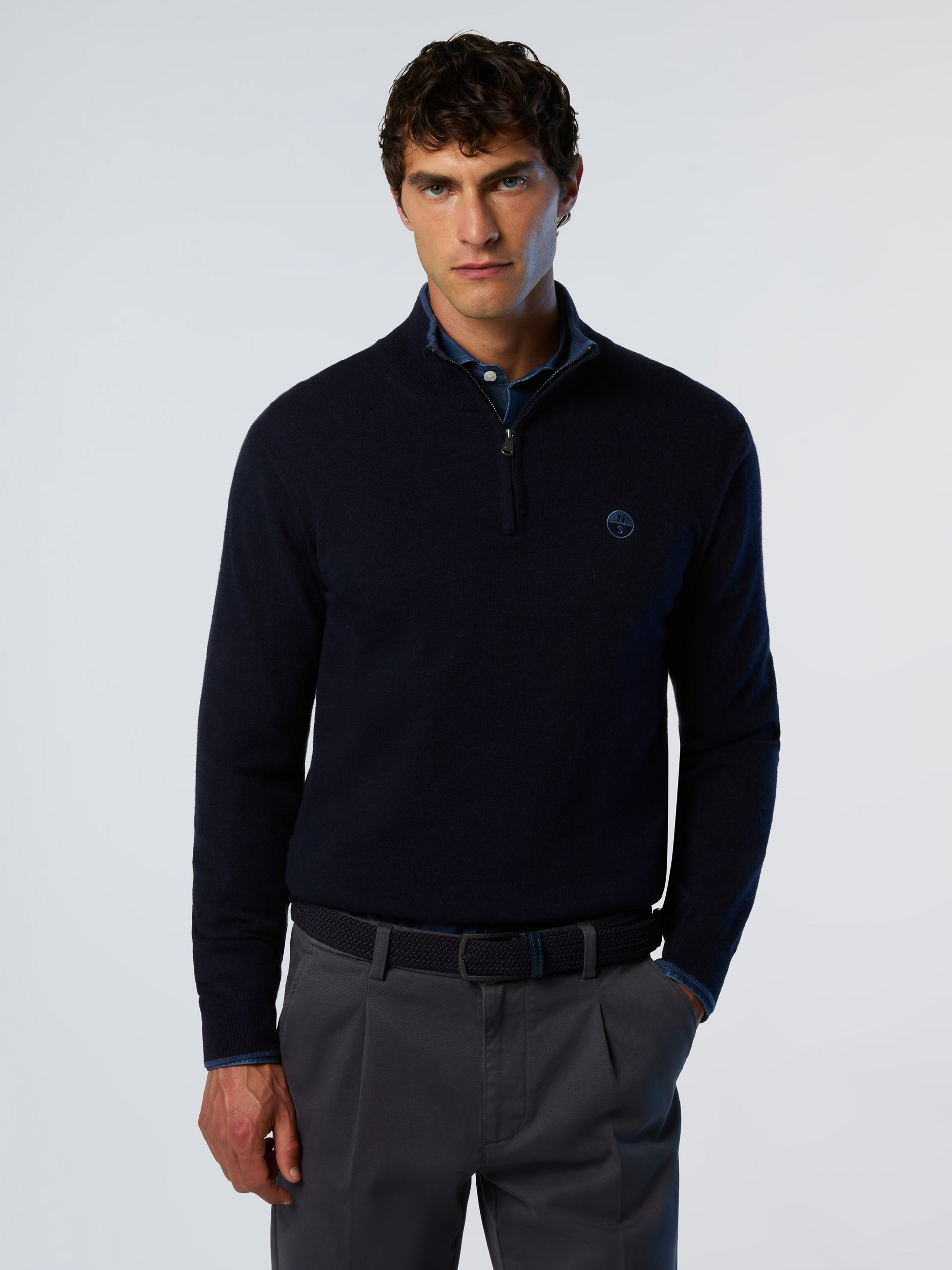 NORTH SAILS, North Sails Sweater Cashmere Blend Half-zip