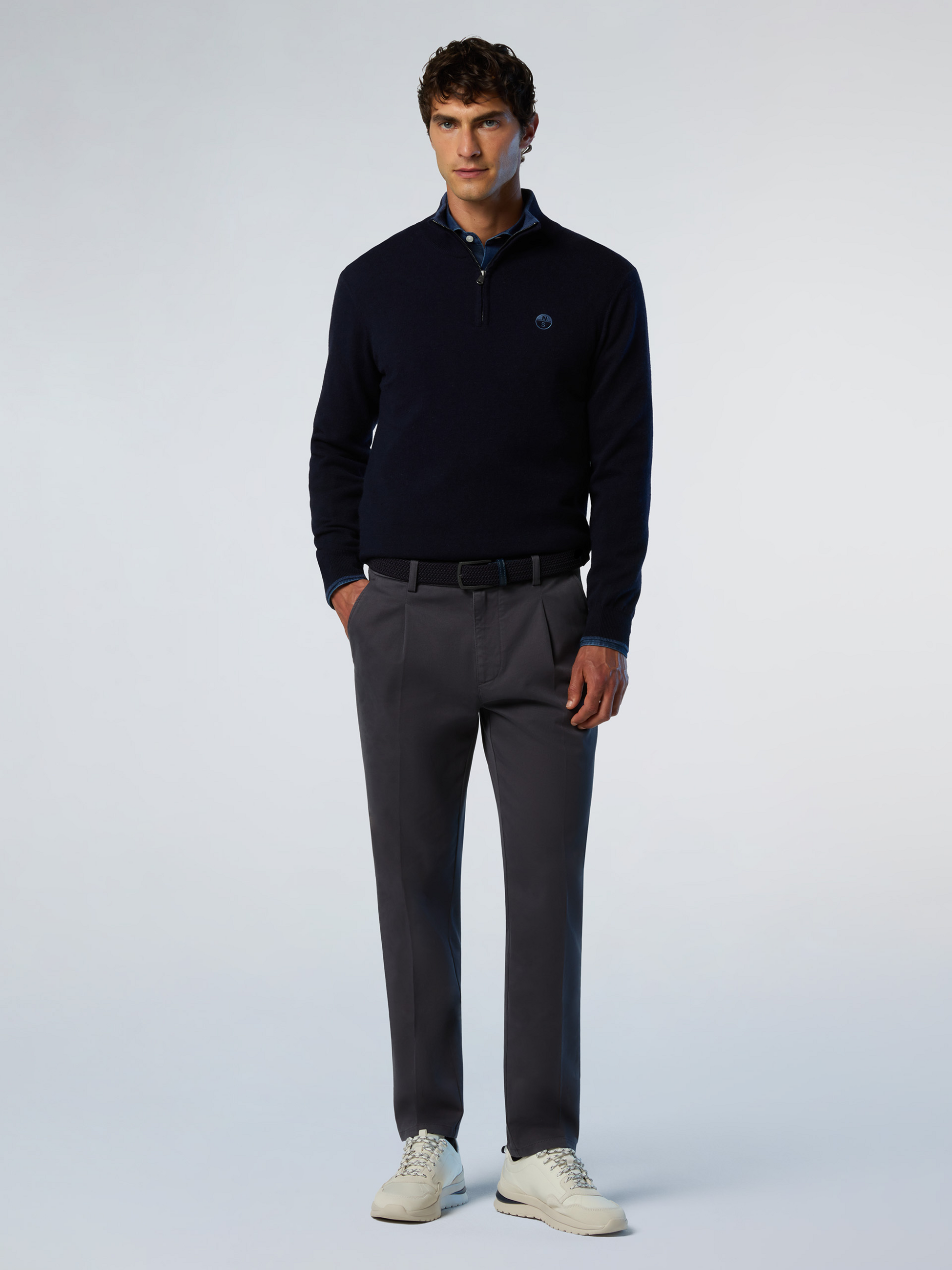 NORTH SAILS, North Sails Sweater Cashmere Blend Half-zip