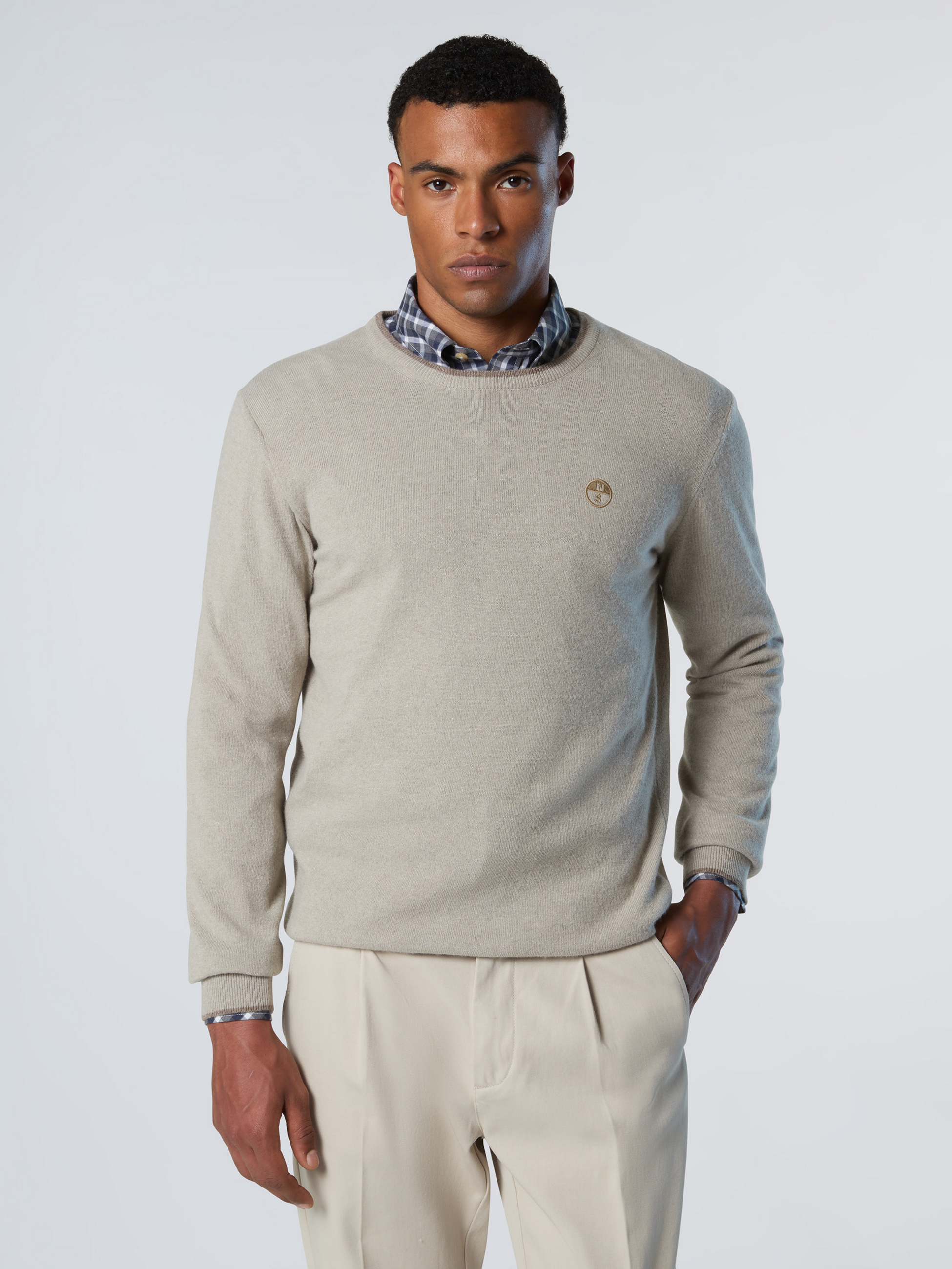 NORTH SAILS, North Sails Sweater Crew-neck With Embroidered Logo