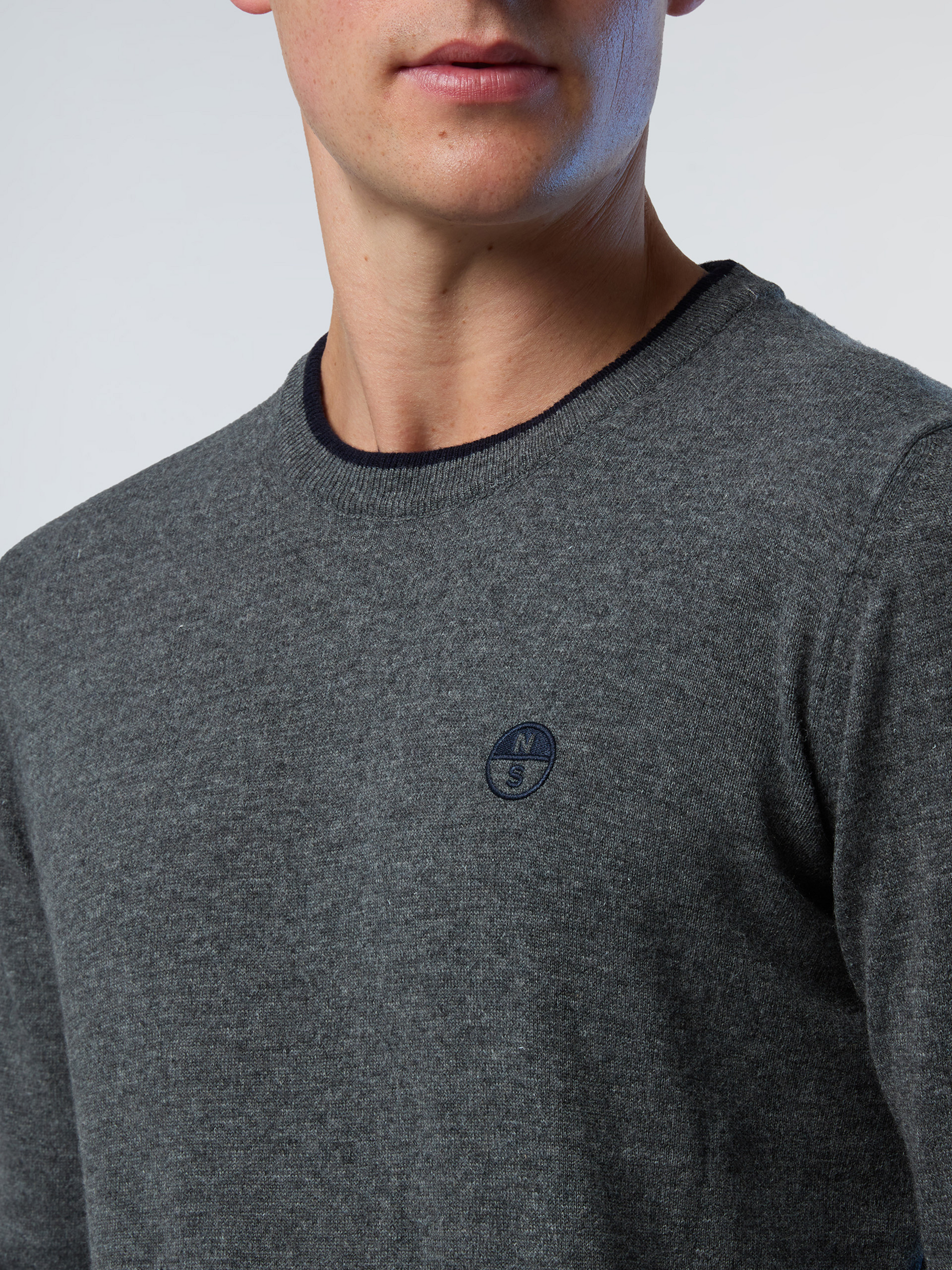 NORTH SAILS, North Sails Sweater Crew-neck With Embroidered Logo