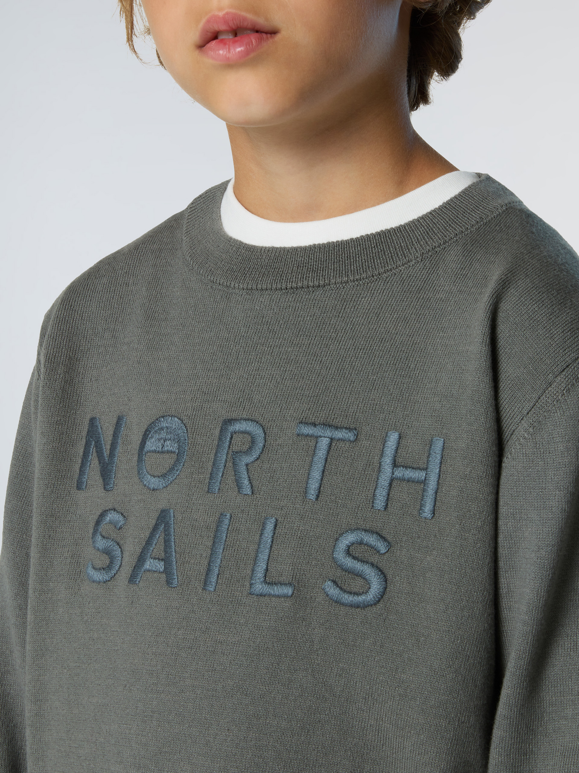 NORTH SAILS, North Sails Sweater Crew-neck With Embroidery
