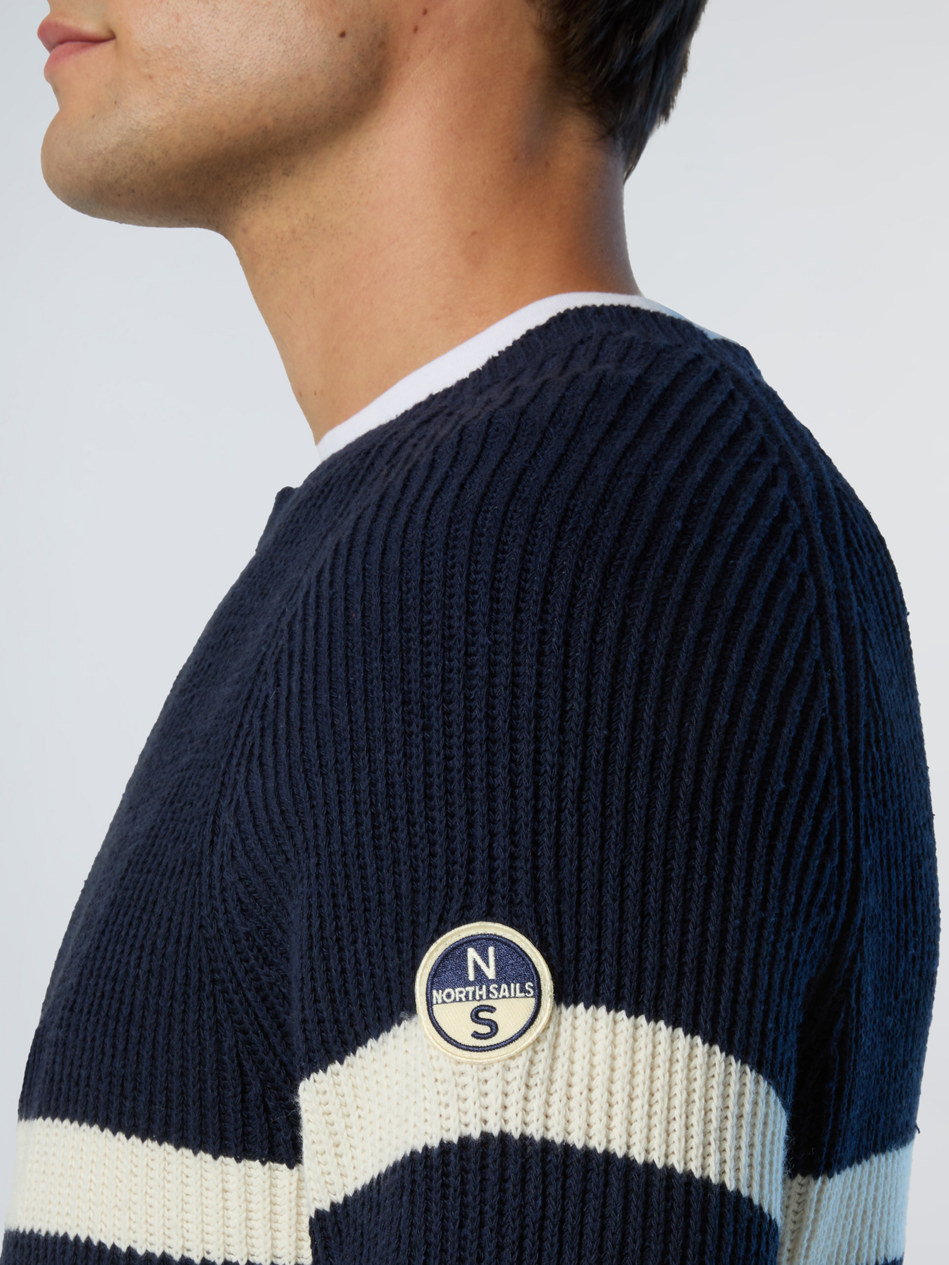 NORTH SAILS, North Sails Sweater Fisherman's Rib Crew-neck